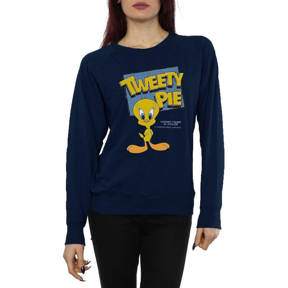 Classic Sweatshirt Damen Marine L von LOONEY TUNES