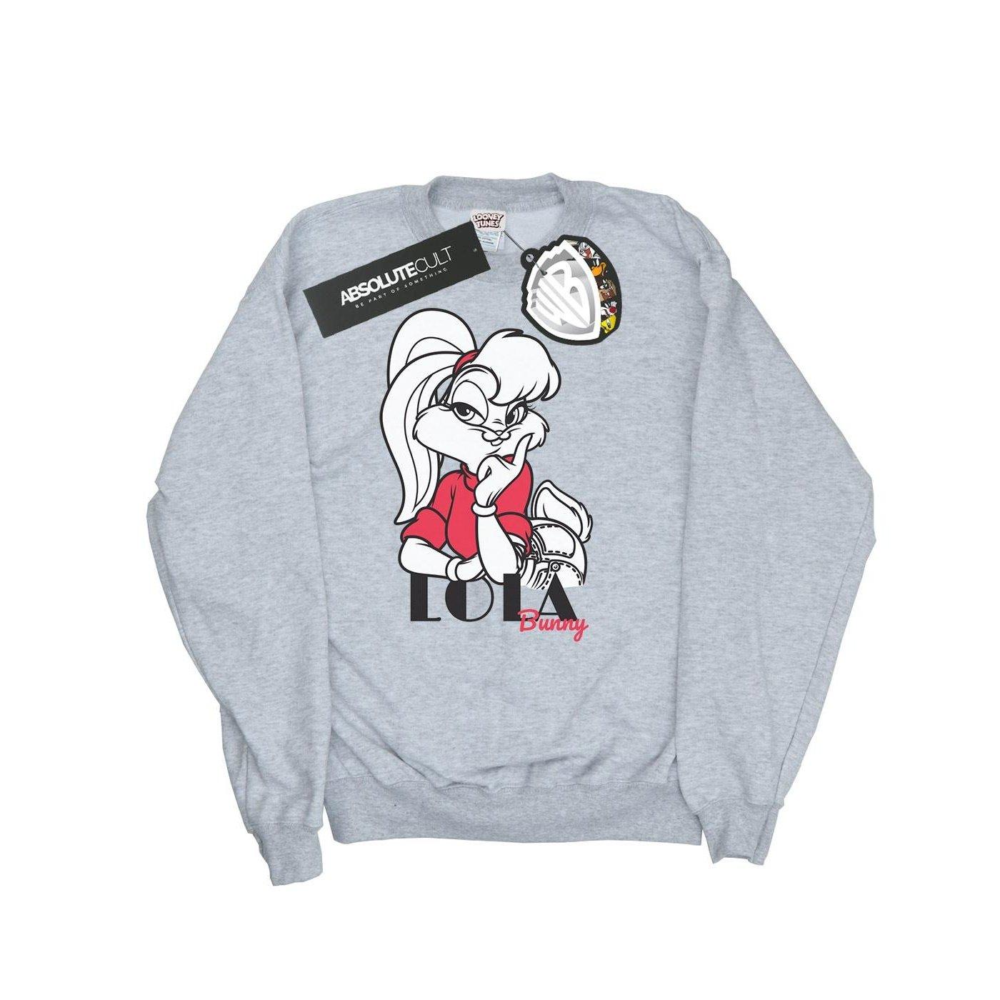 Classic Sweatshirt Mädchen Grau 116 von LOONEY TUNES