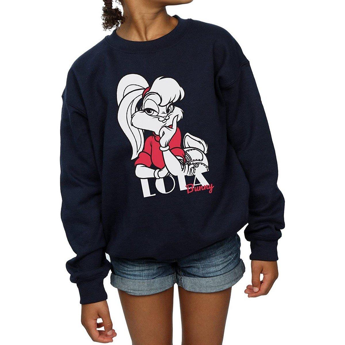 Classic Sweatshirt Mädchen Marine 116 von LOONEY TUNES