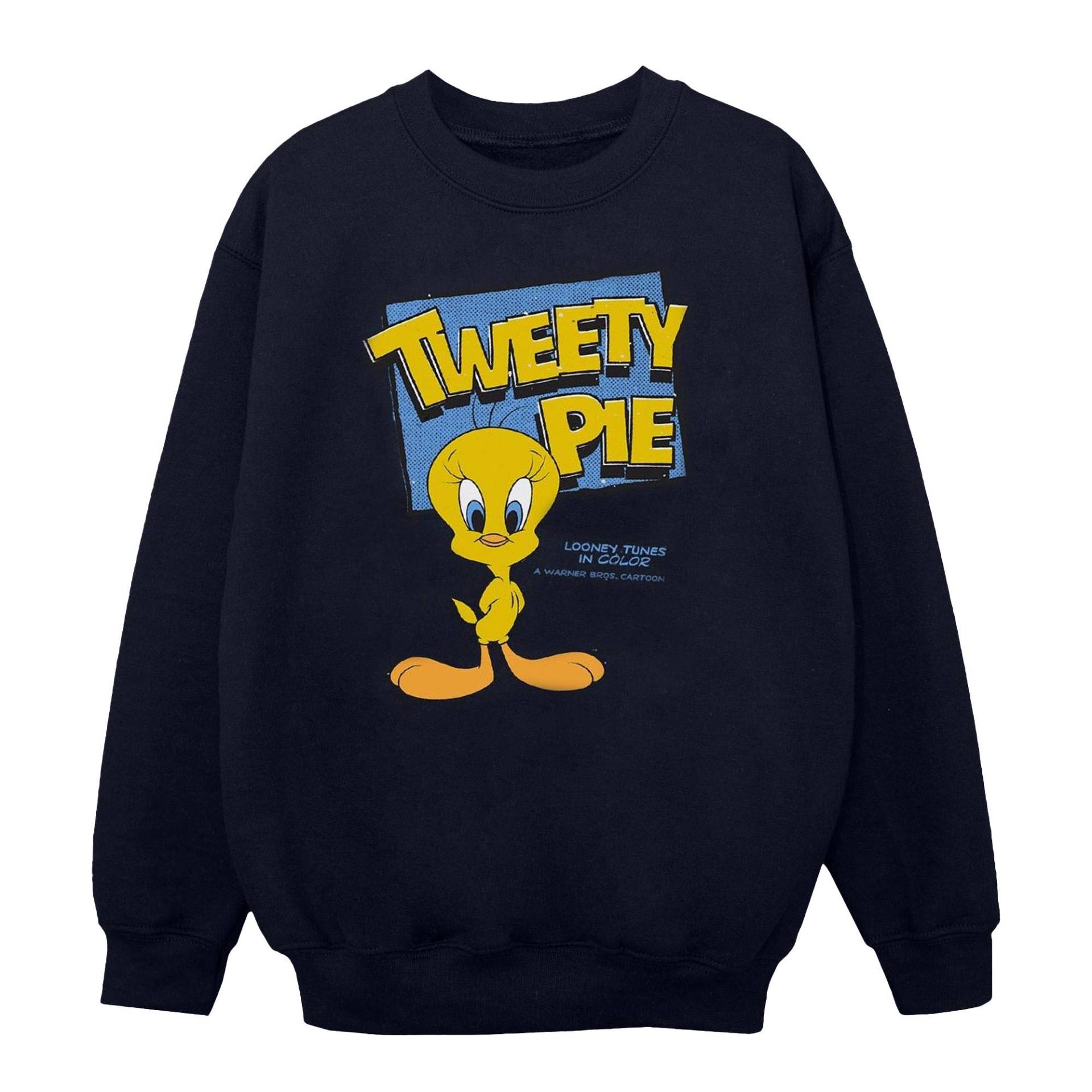 Classic Sweatshirt Mädchen Marine 152-158 von LOONEY TUNES