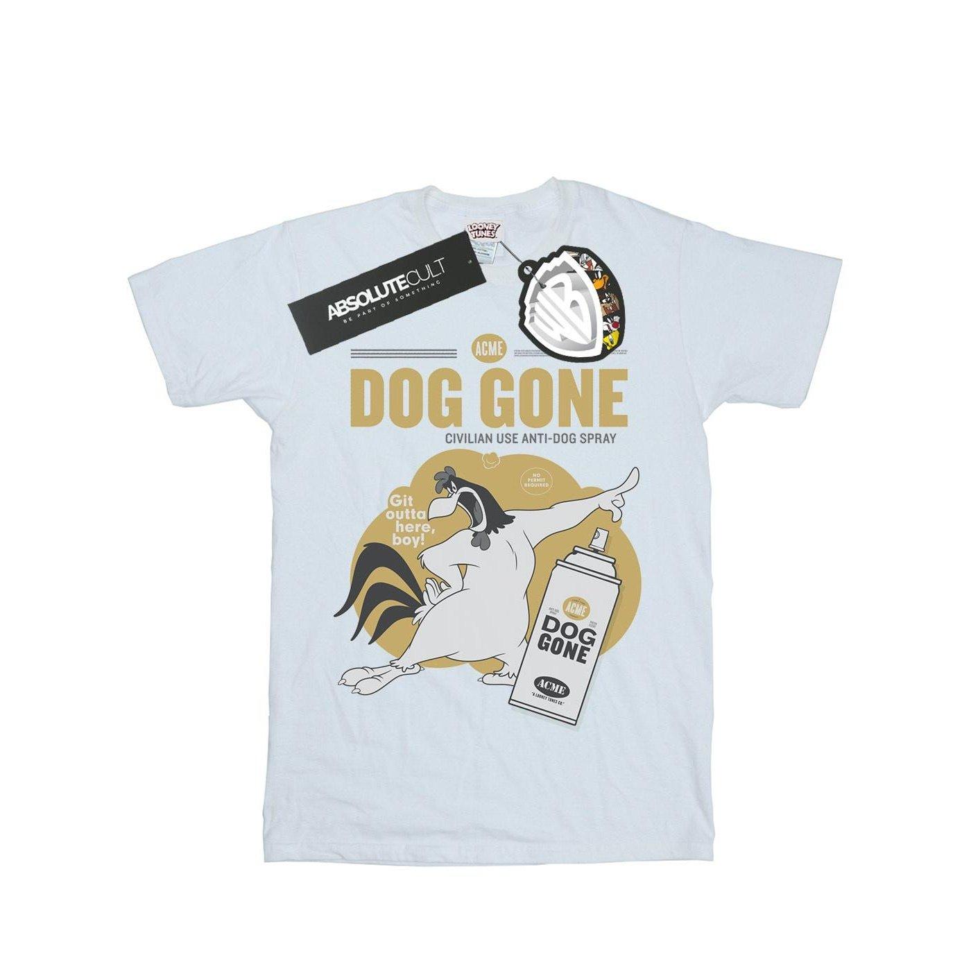 Dog Gone Tshirt Damen Weiss L von LOONEY TUNES