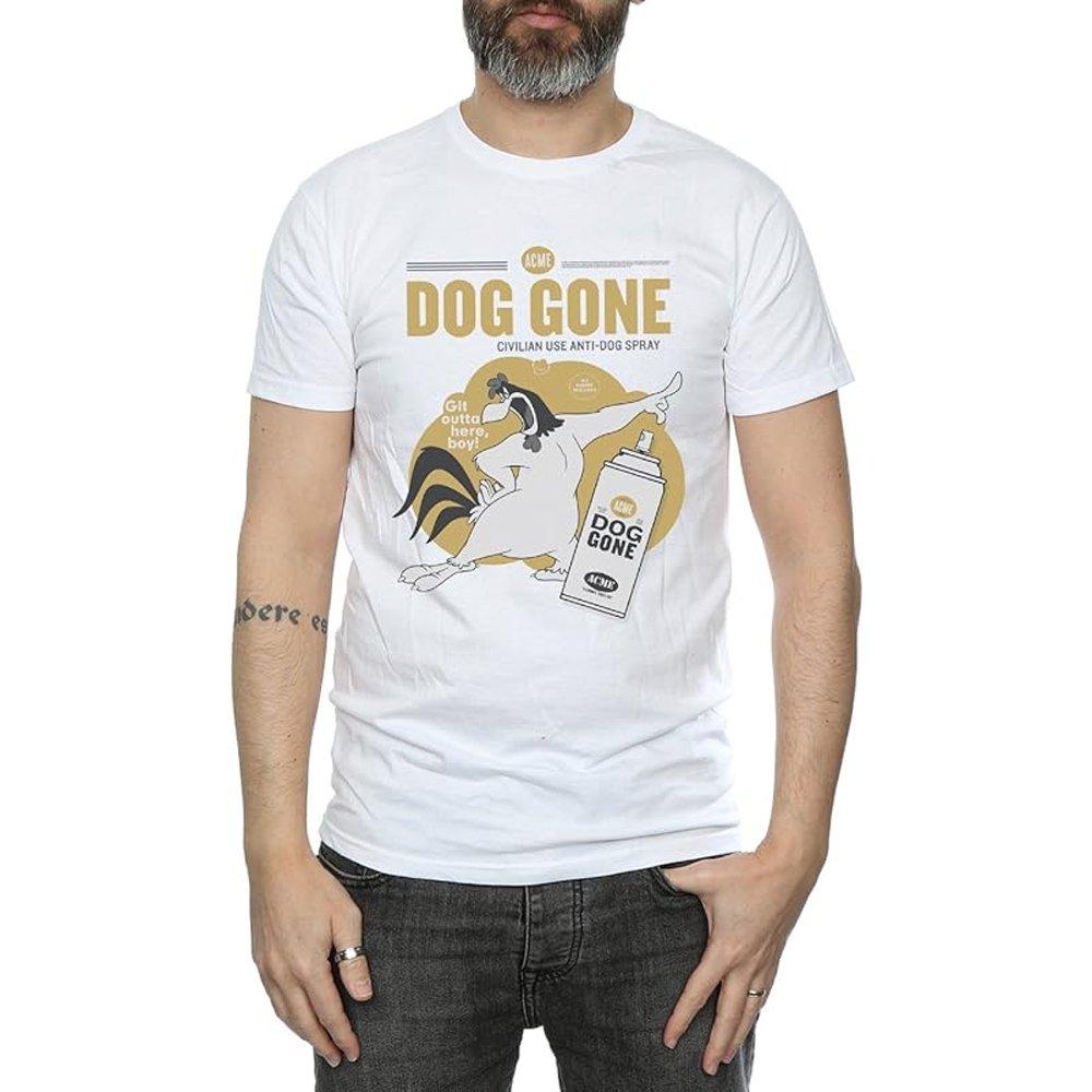 Dog Gone Tshirt Herren Weiss L von LOONEY TUNES