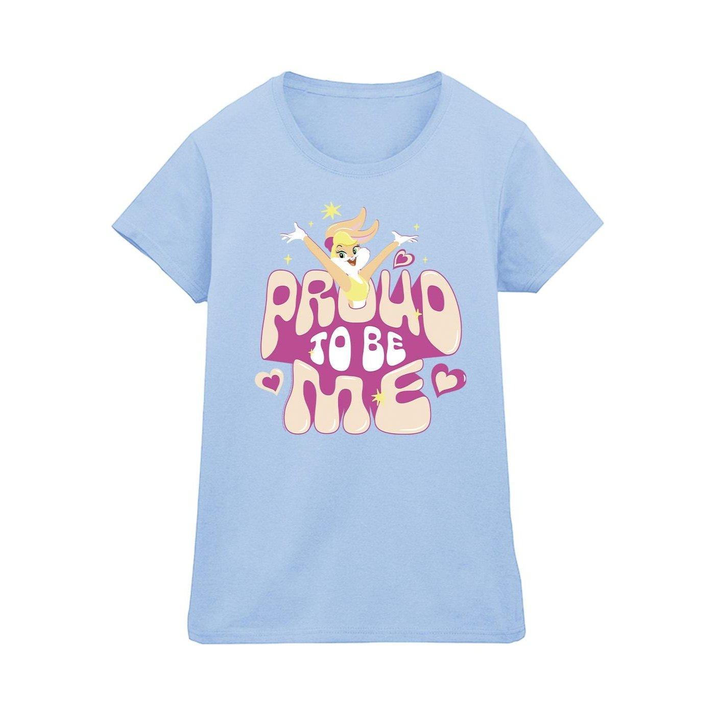 Lola Proud To Be Me Tshirt Damen Blau M von LOONEY TUNES