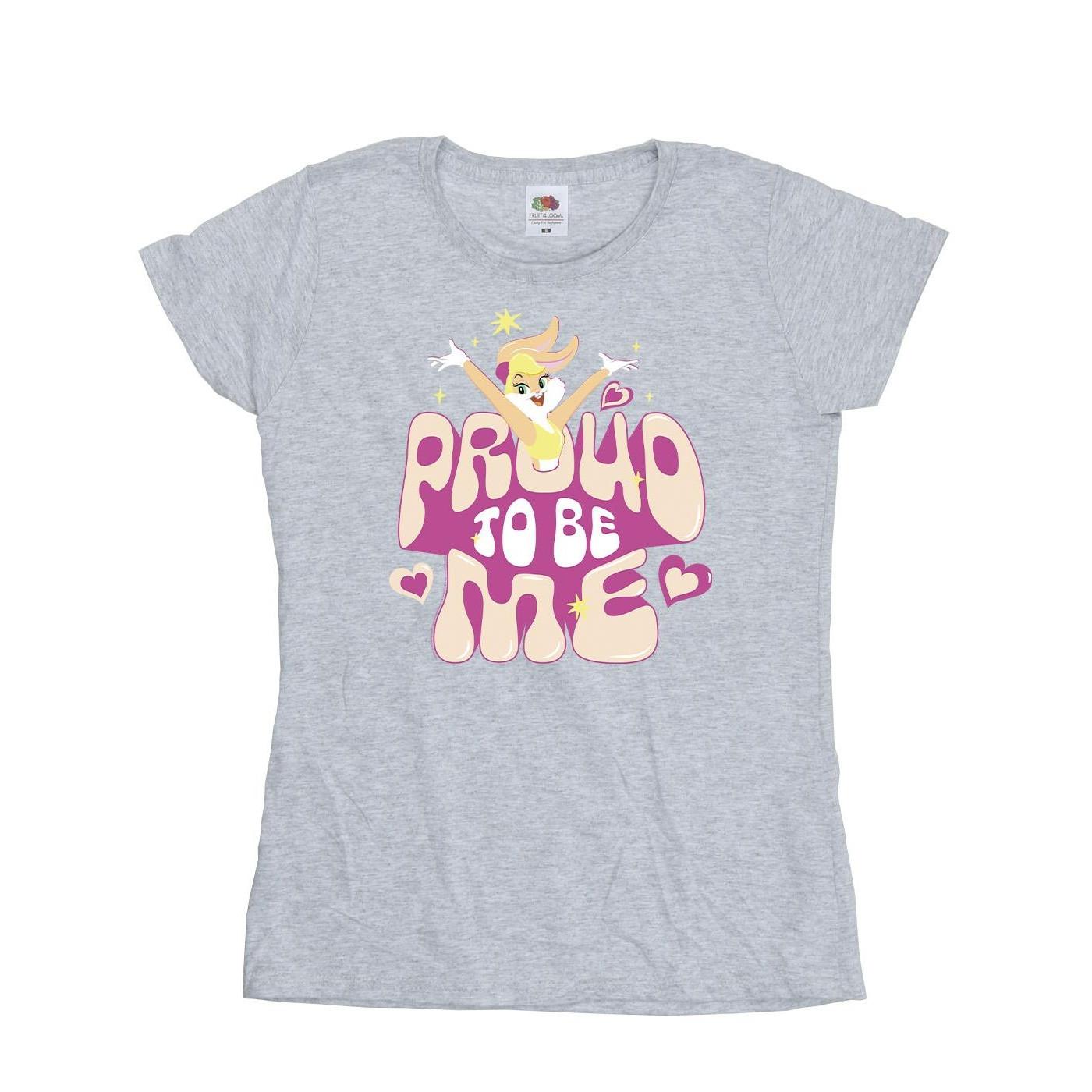 Lola Proud To Be Me Tshirt Damen Grau M von LOONEY TUNES