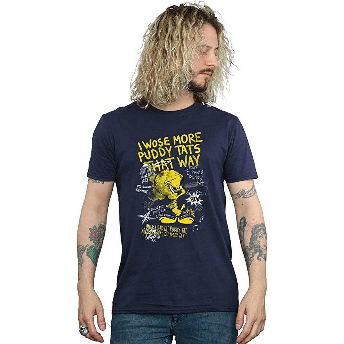 More Puddy Tats Tshirt Herren Marine S von LOONEY TUNES