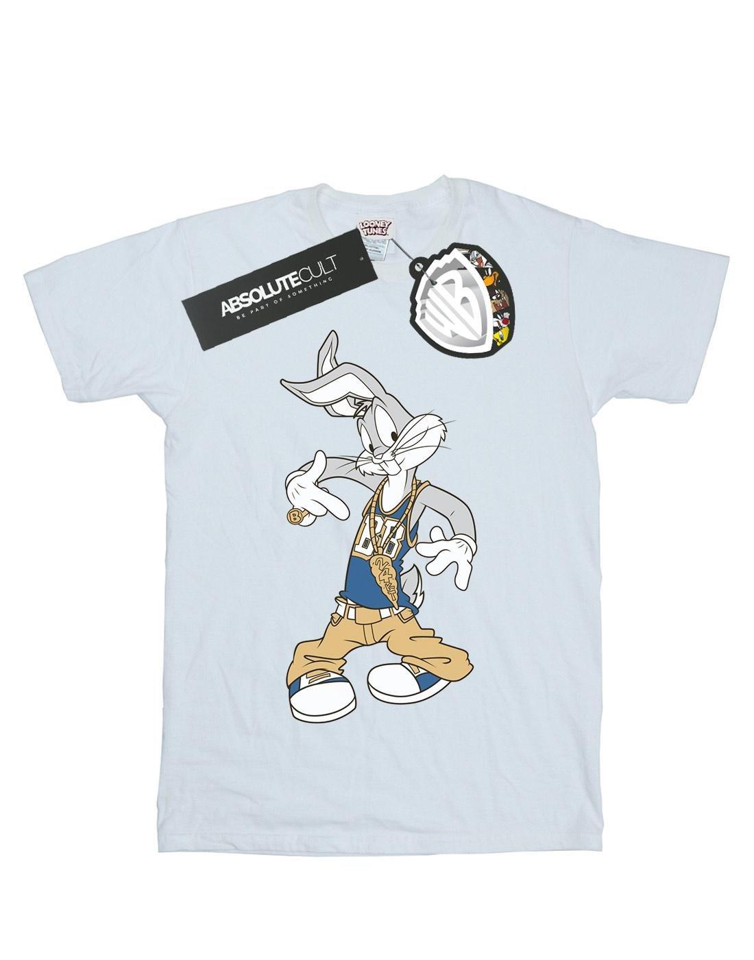 Rapper Tshirt Damen Weiss L von LOONEY TUNES