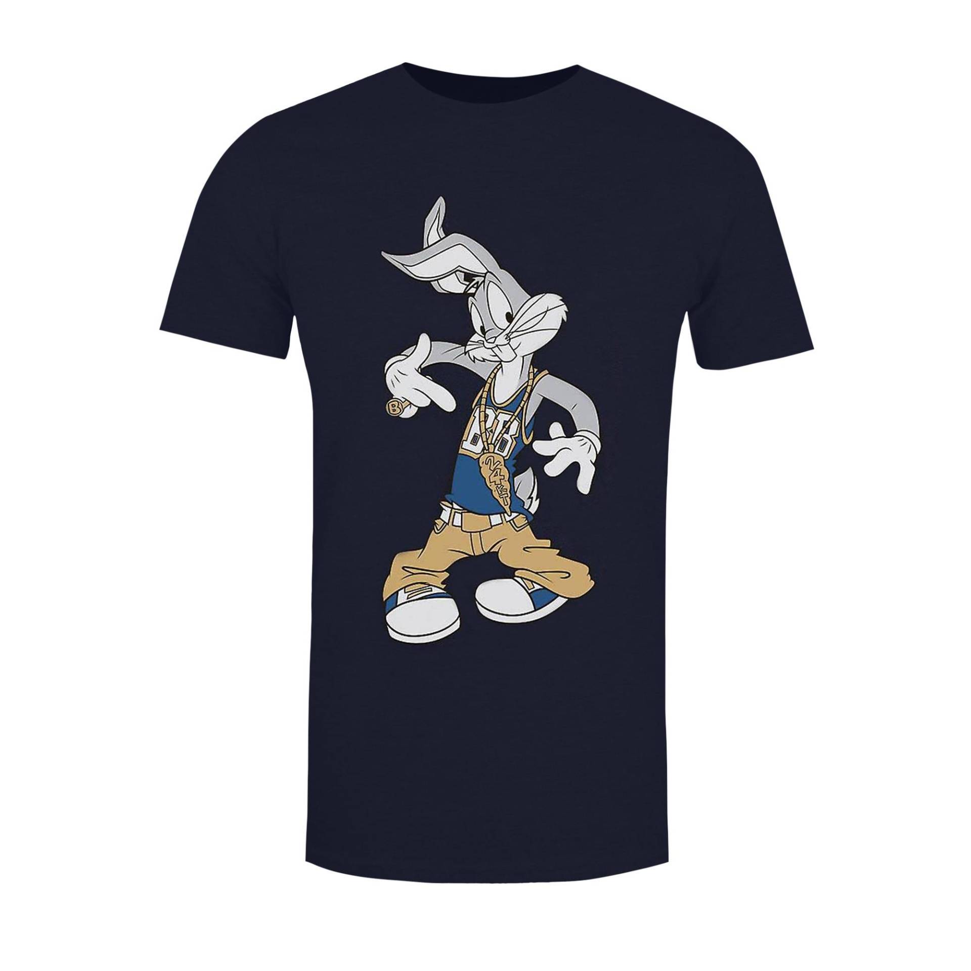 Rapper Tshirt Jungen Marine 128 von LOONEY TUNES