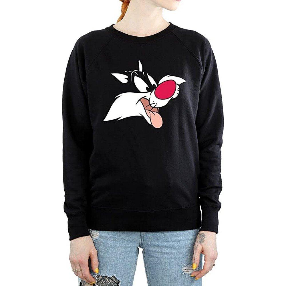 Sweatshirt Damen Schwarz L von LOONEY TUNES