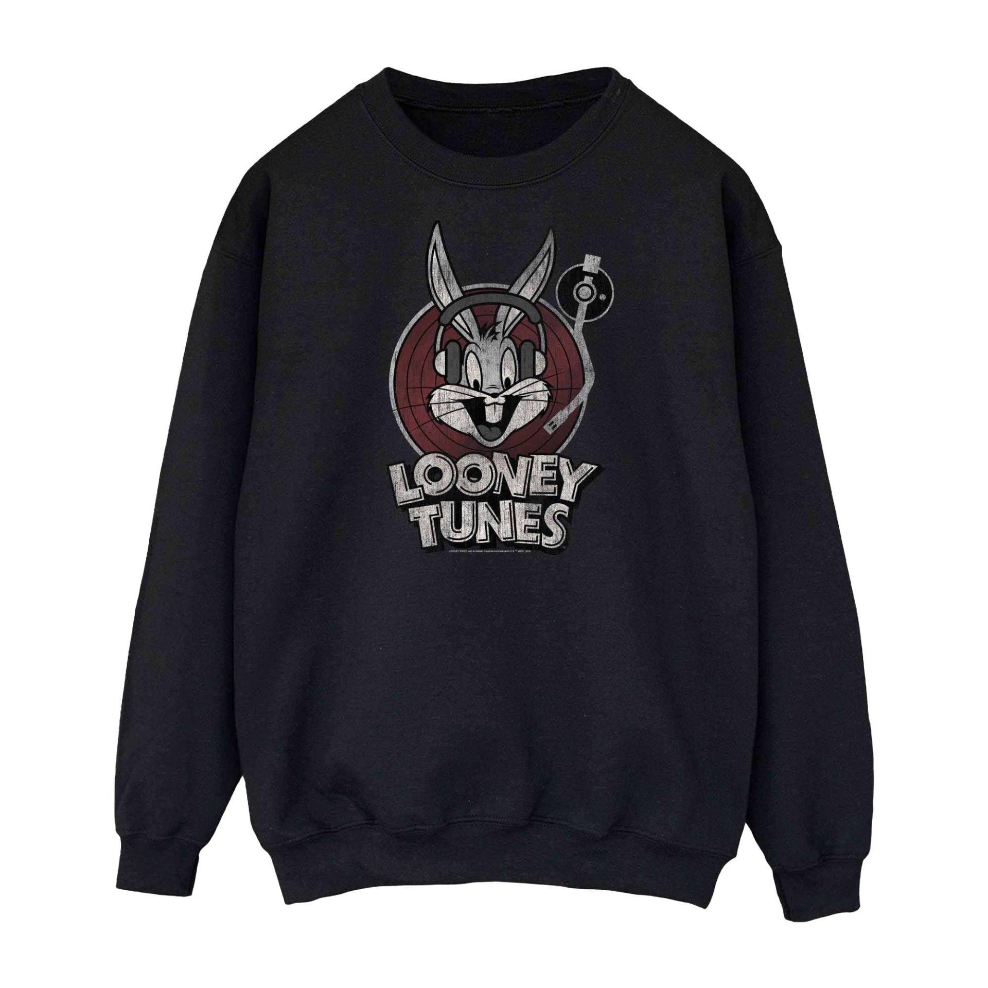 Sweatshirt Damen Schwarz XXL von LOONEY TUNES