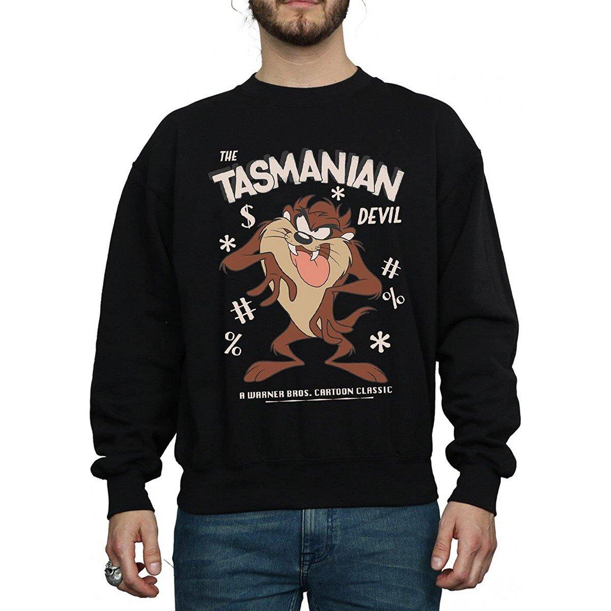 Sweatshirt Herren Schwarz S von LOONEY TUNES