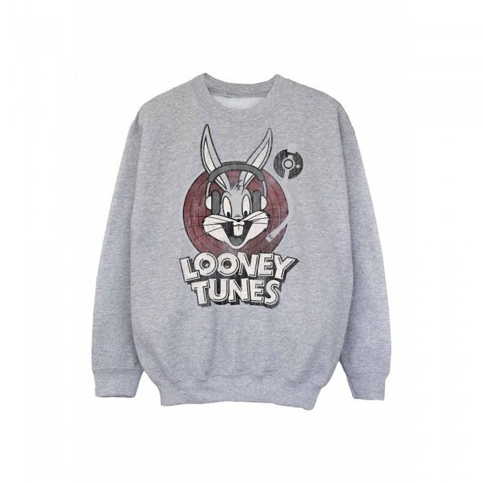 Sweatshirt Logo Unisex Grau 128 von LOONEY TUNES