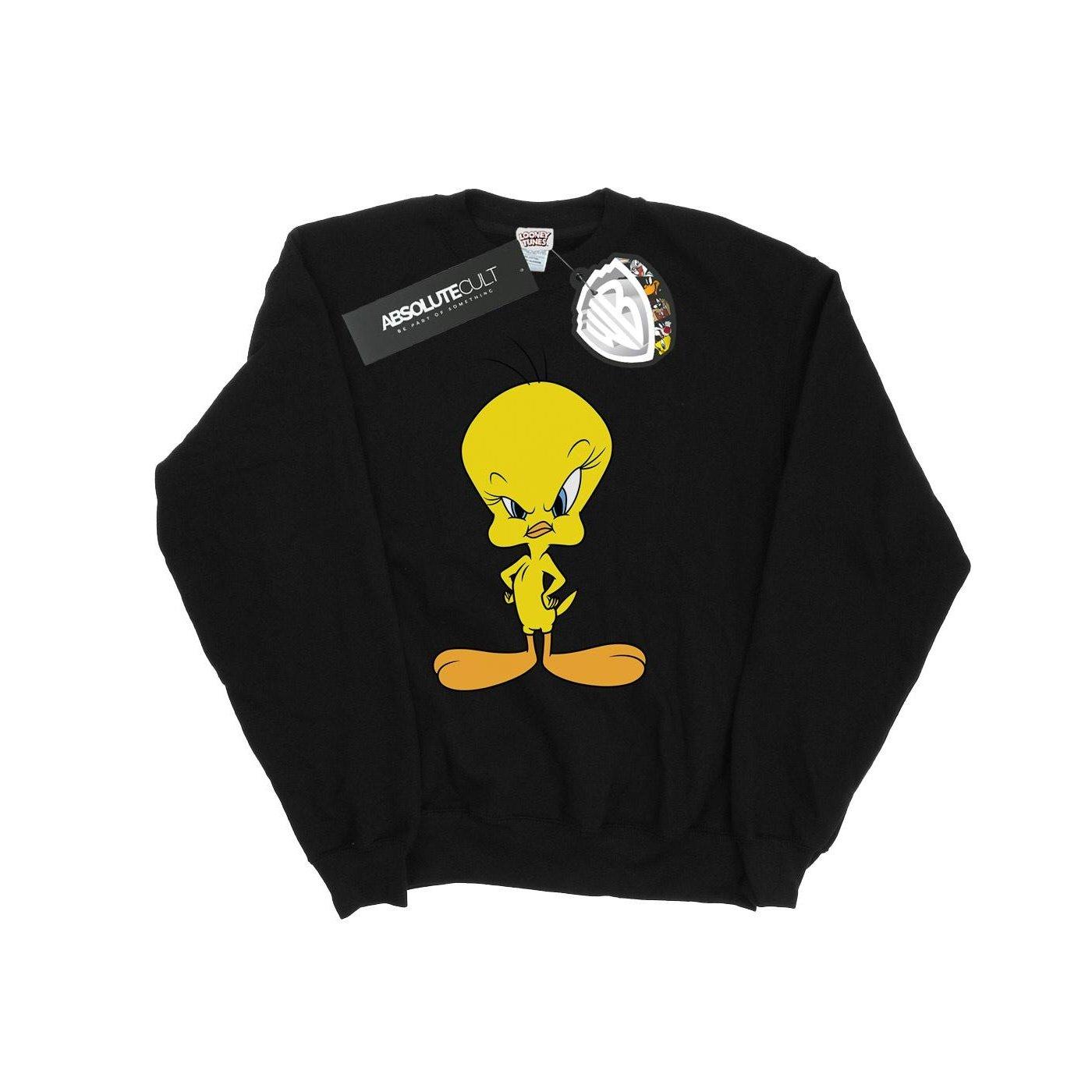 Sweatshirt Mädchen Schwarz 116 von LOONEY TUNES