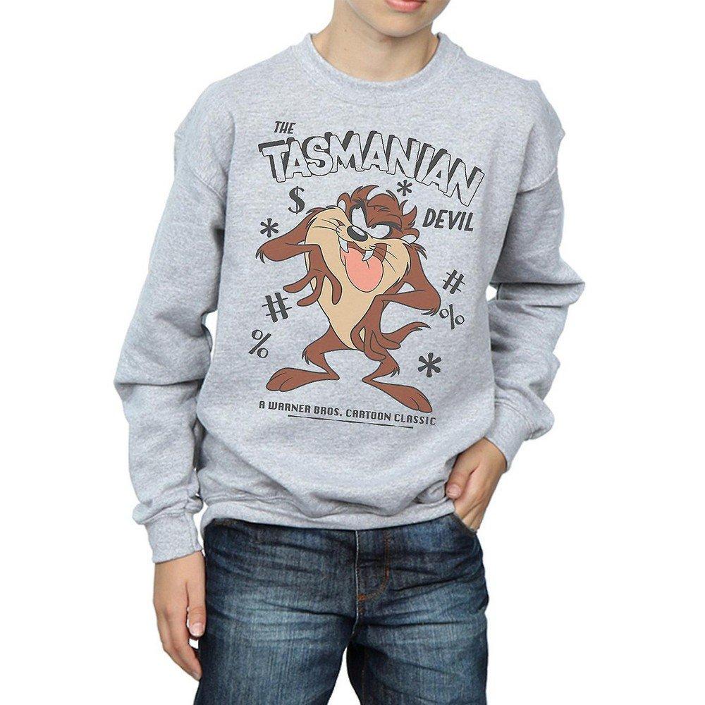 Sweatshirt Unisex Grau 116 von LOONEY TUNES