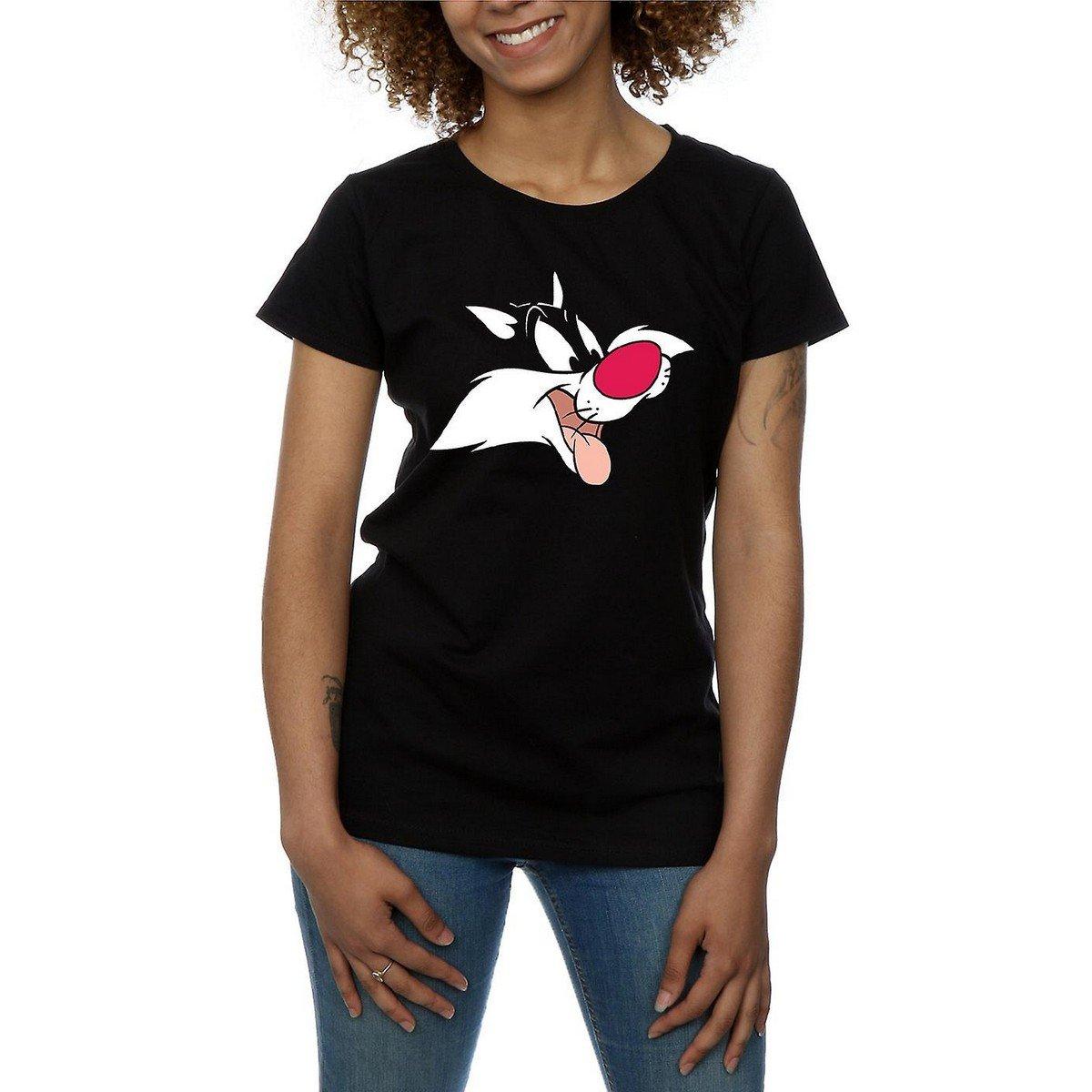 Tshirt Damen Schwarz XXL von LOONEY TUNES