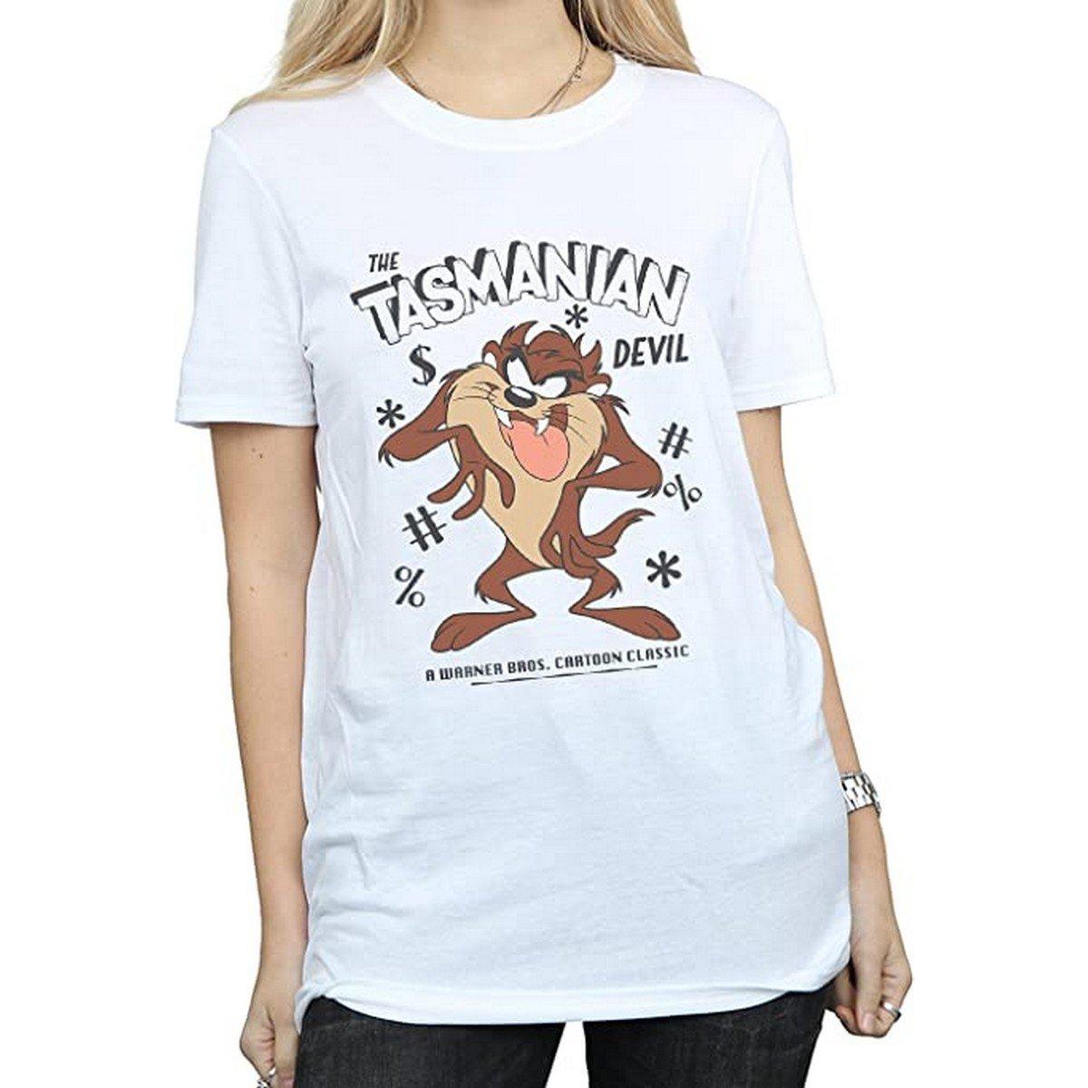 Tshirt Damen Weiss L von LOONEY TUNES