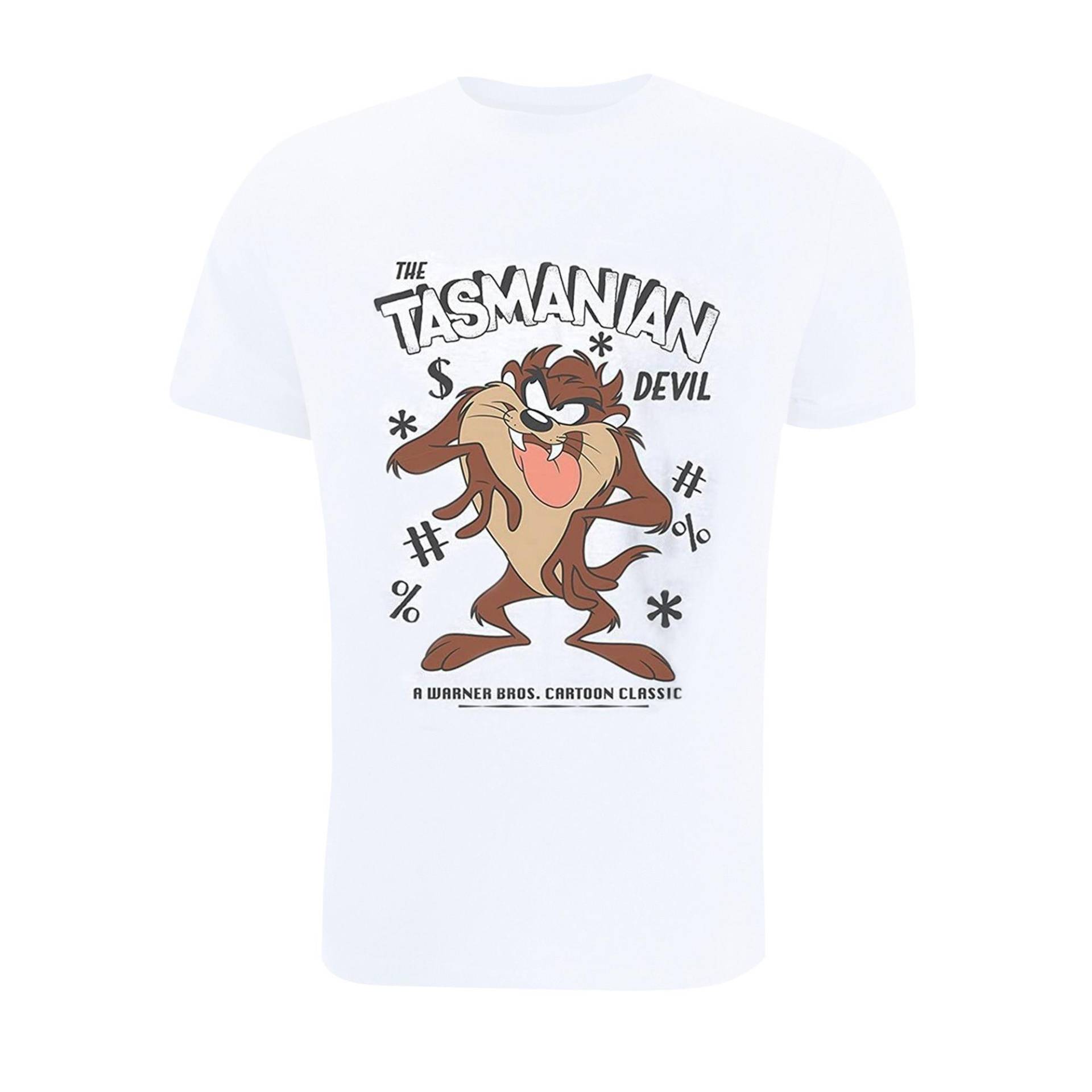 Tshirt Jungen Weiss 128 von LOONEY TUNES