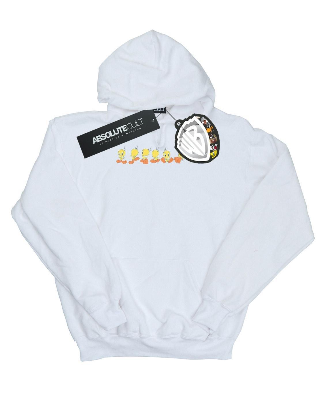 Tweety Pie Colour Code Kapuzenpullover Unisex Weiss 116 von LOONEY TUNES