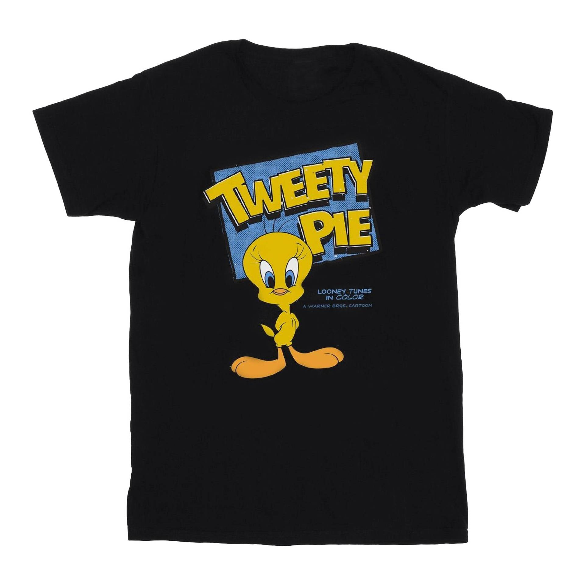 Tweety Pie Tshirt Unisex Schwarz 140/146 von LOONEY TUNES