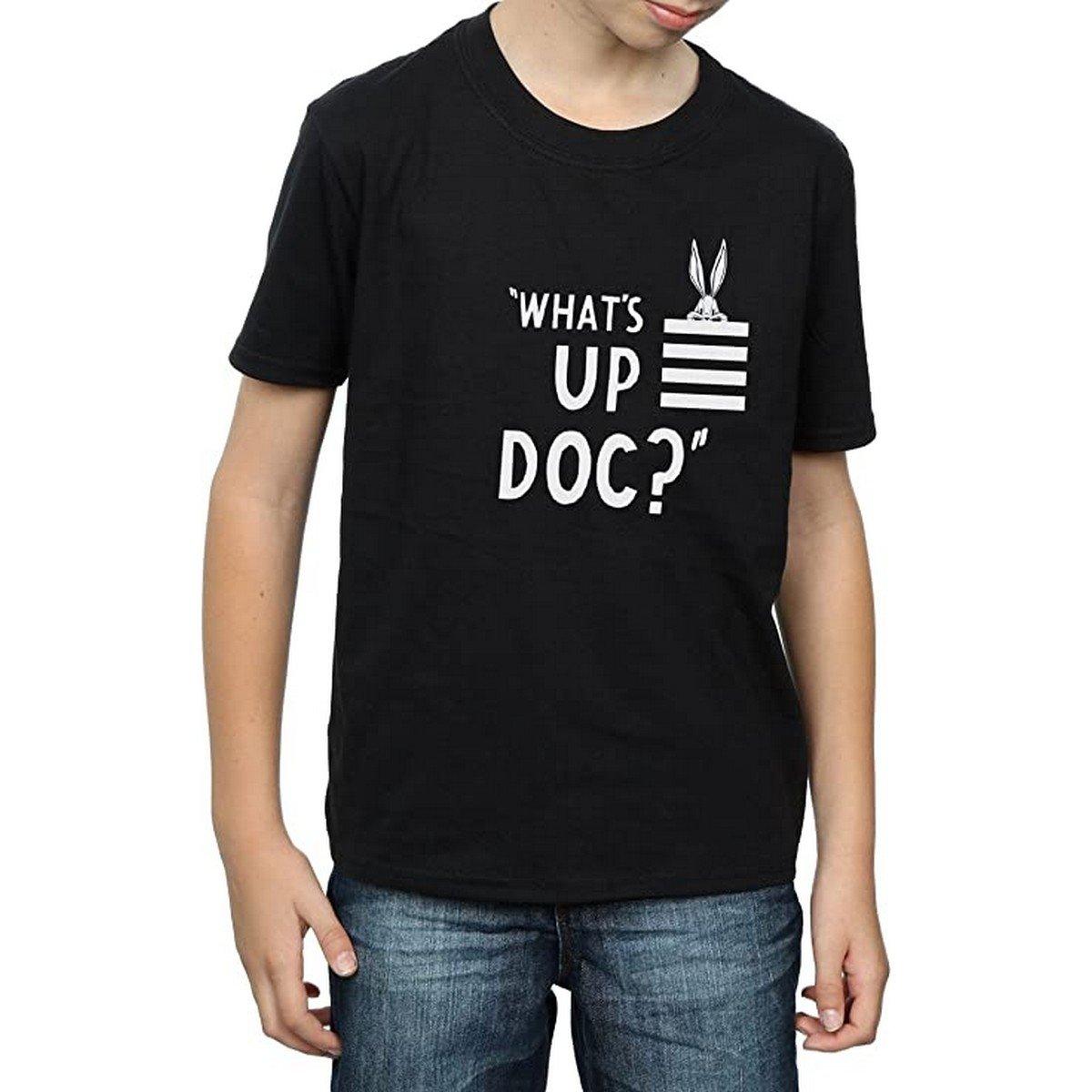 What's Up Doc Tshirt Jungen Schwarz 128 von LOONEY TUNES