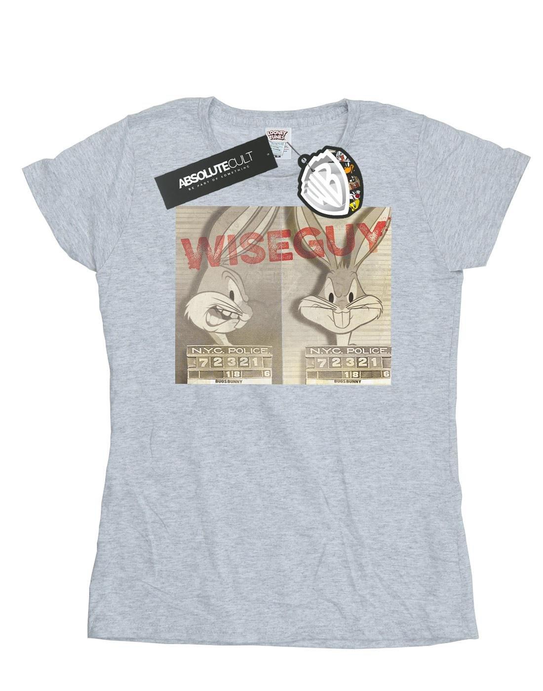 Wise Guy Tshirt Damen Grau S von LOONEY TUNES