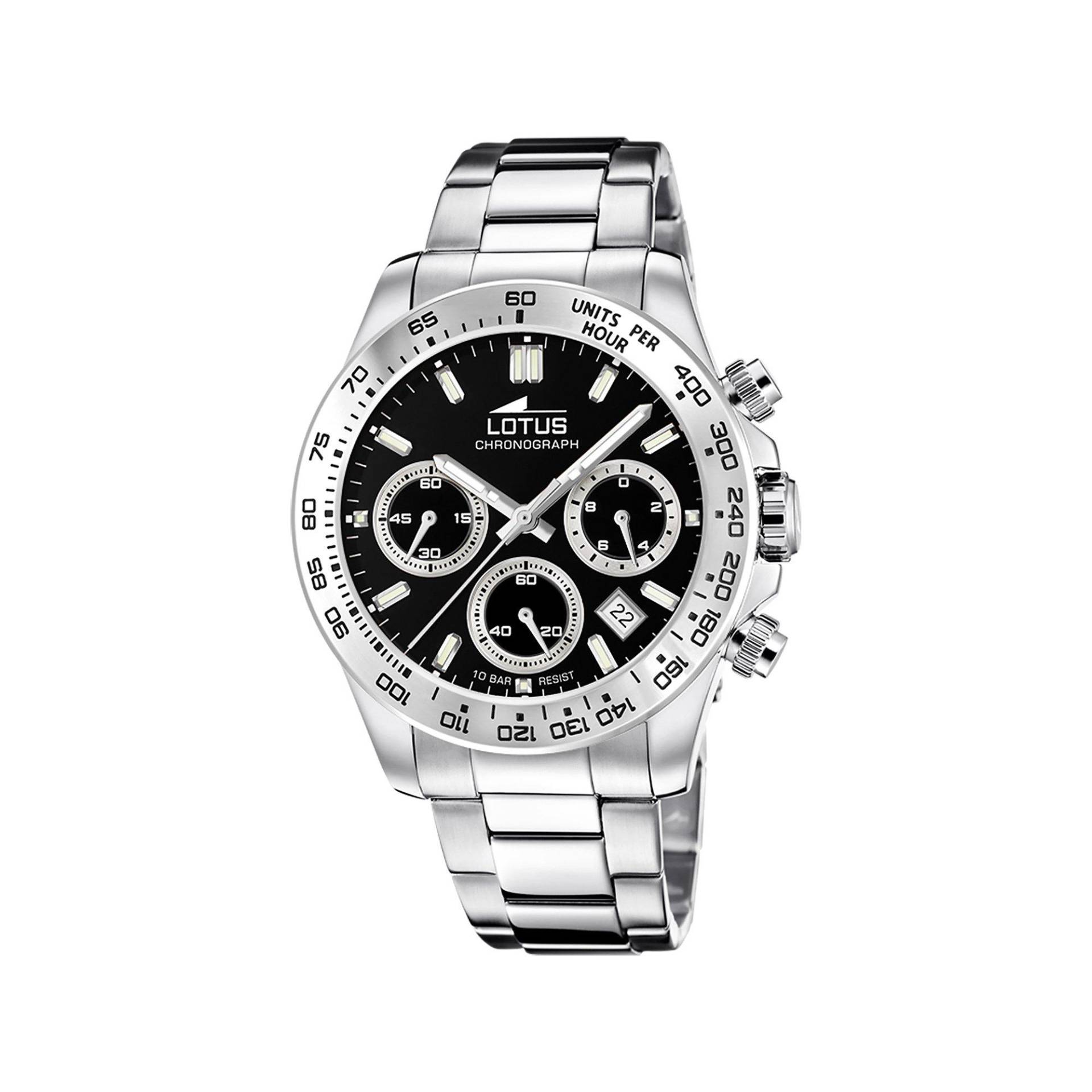 Chronograph Uhr Herren Silber 43mm von LOTUS