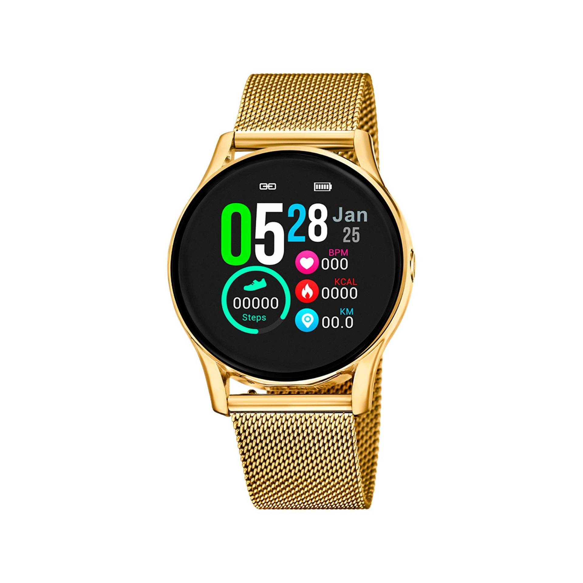 Smartwatch Display Herren Gold 40mm von LOTUS