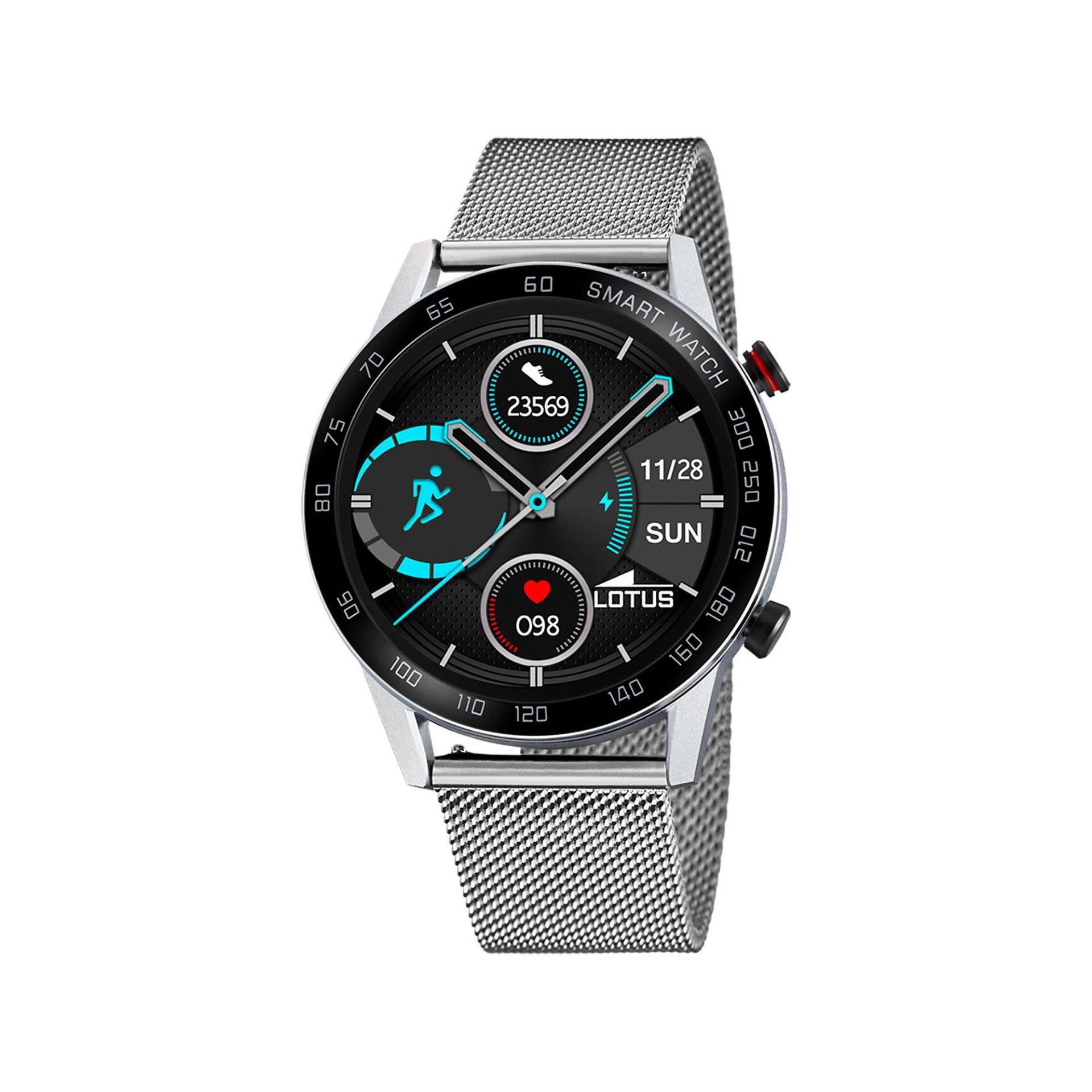 Smartwatch Display Herren Silber 45mm von LOTUS