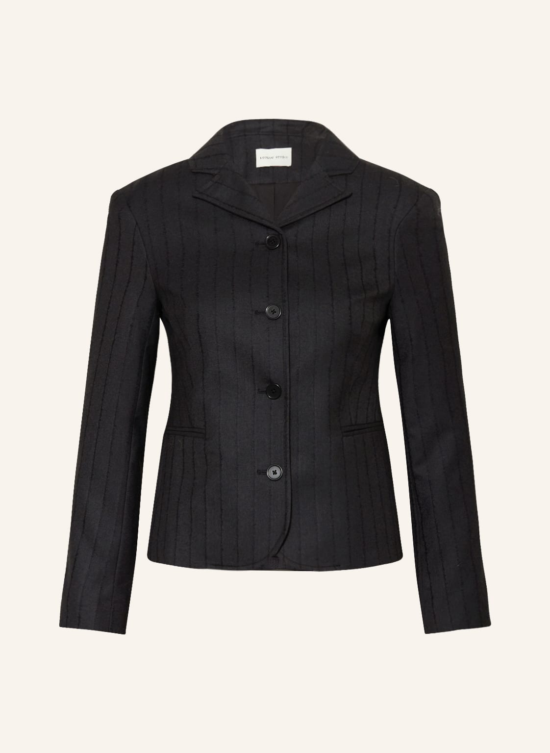 Loulou Studio Blazer Furo schwarz Loulou Studio Blazer Furo schwarz von LOULOU STUDIO