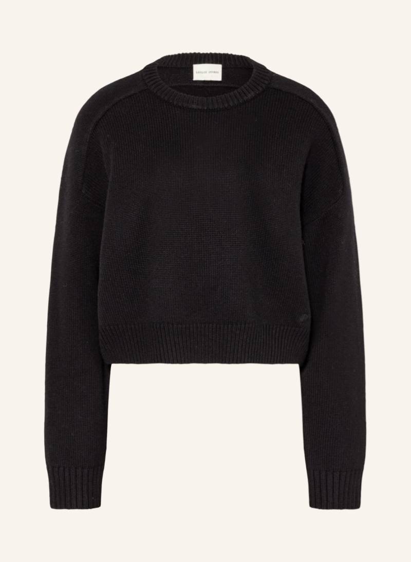 Loulou Studio Oversized-Pullover Bruzzi schwarz von LOULOU STUDIO