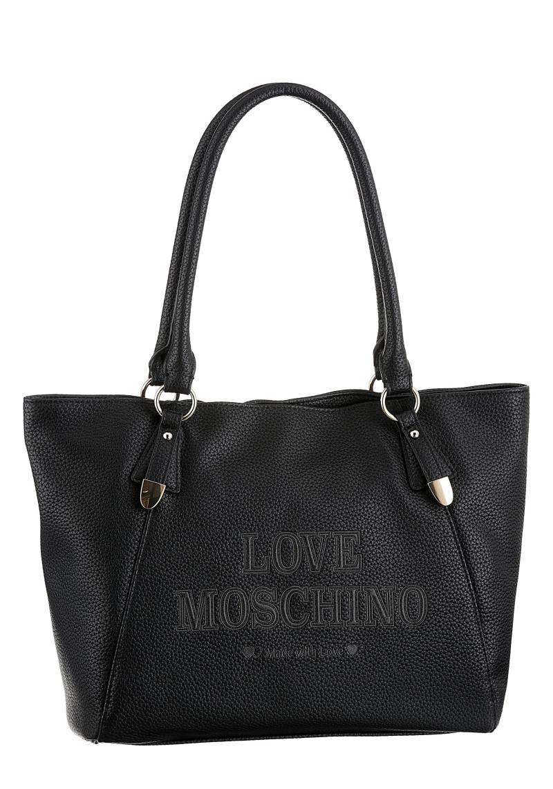 LOVE MOSCHINO Shopper, mit schöner Logo Prägung auf der Vorderseite von Love Moschino