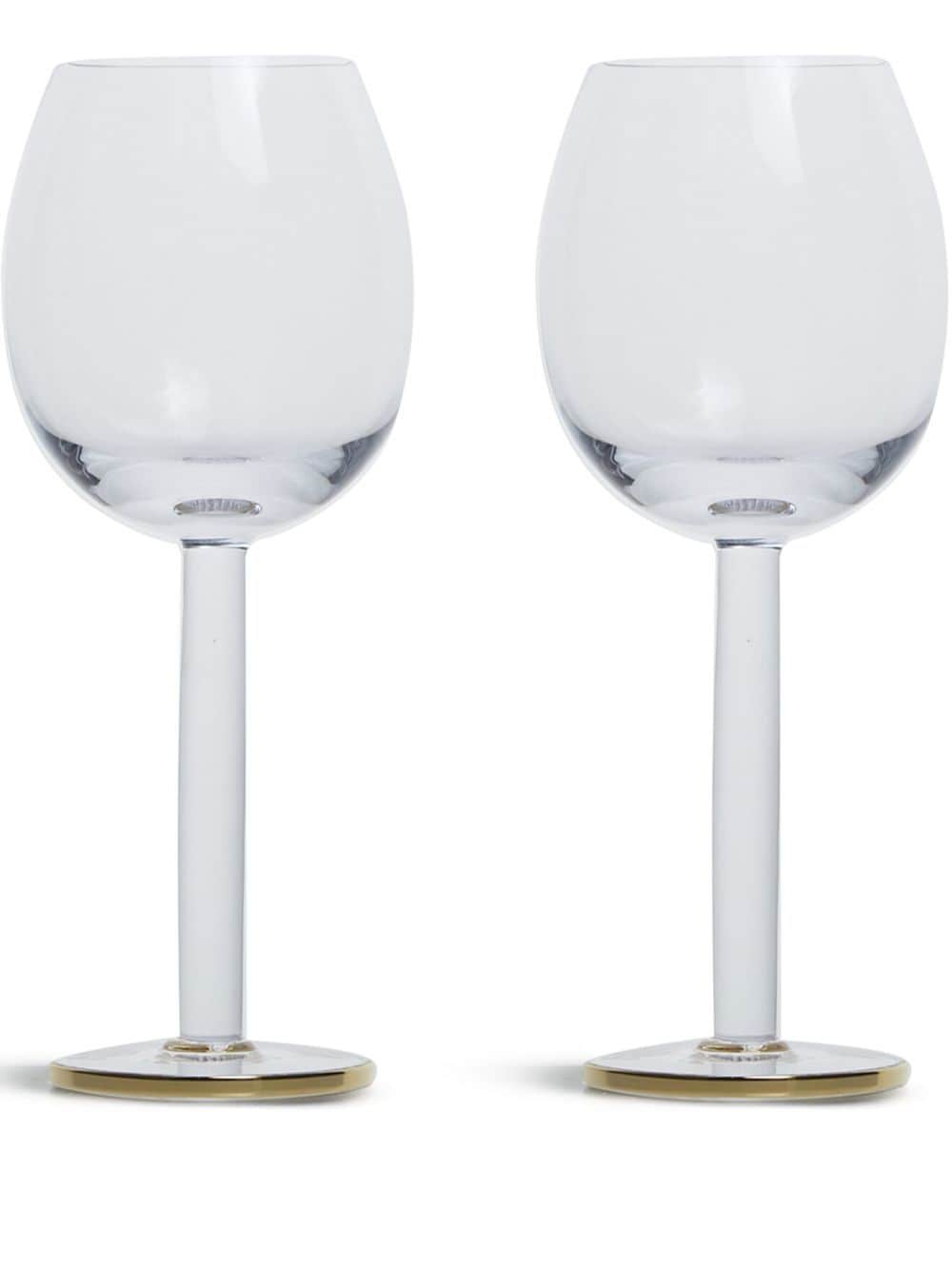 LSA International Luca set of two wine glasses - Gold von LSA International