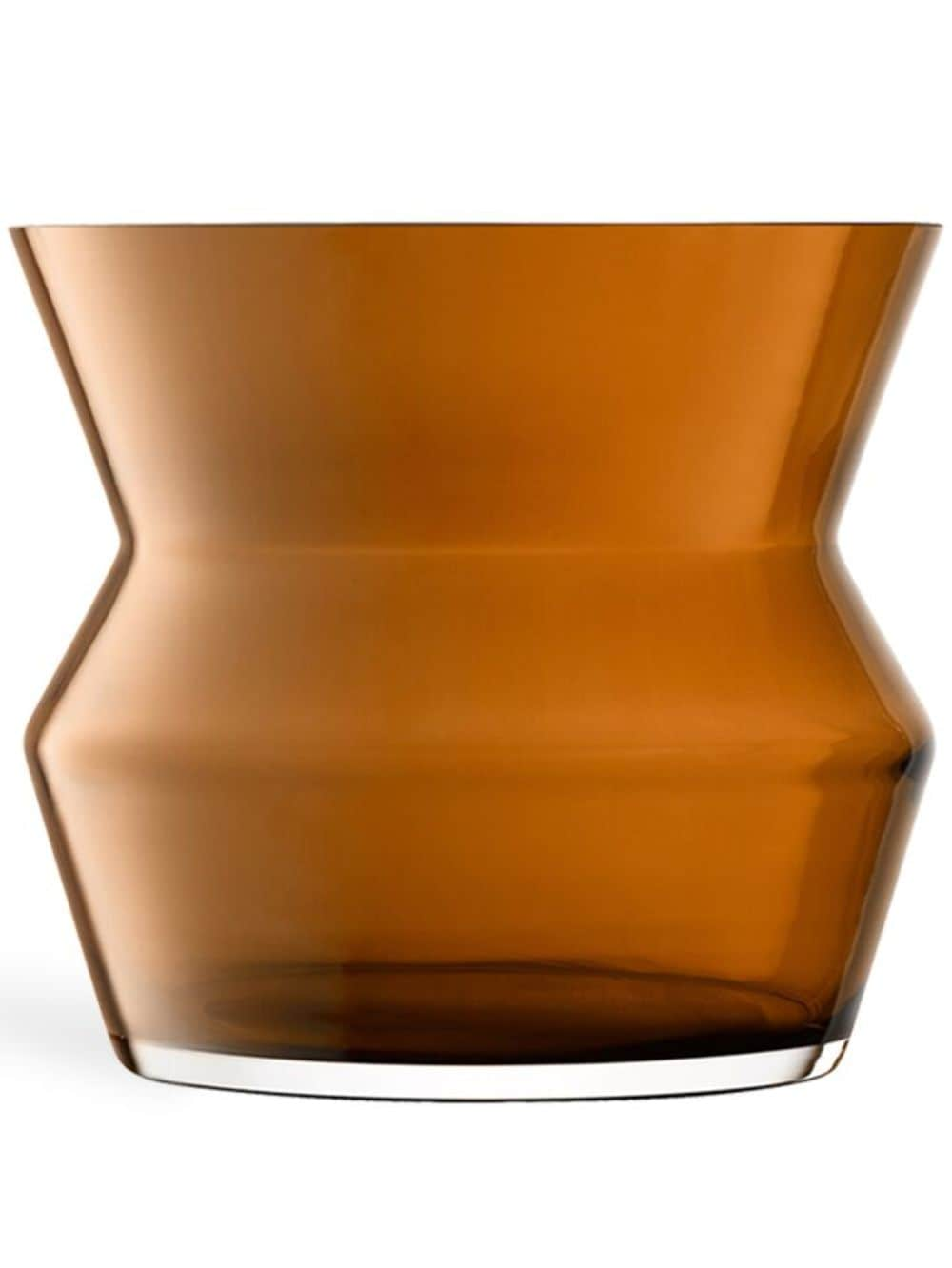 LSA International Sculpt glass vase (23cm x 26cm) - Brown von LSA International