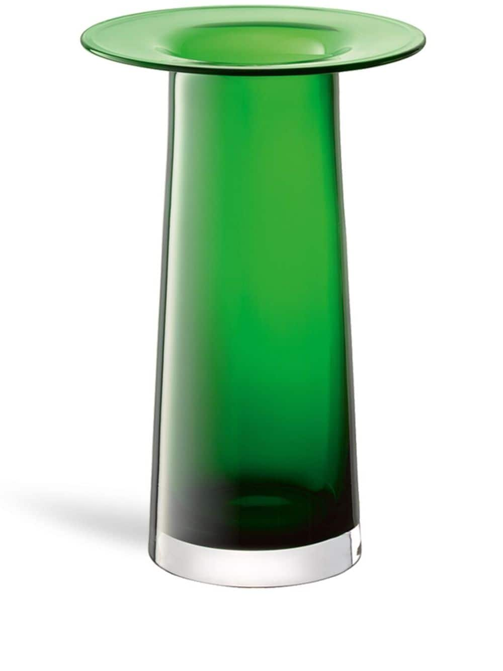 LSA International Victoria glass vase (36cm x 25cm) - Green von LSA International