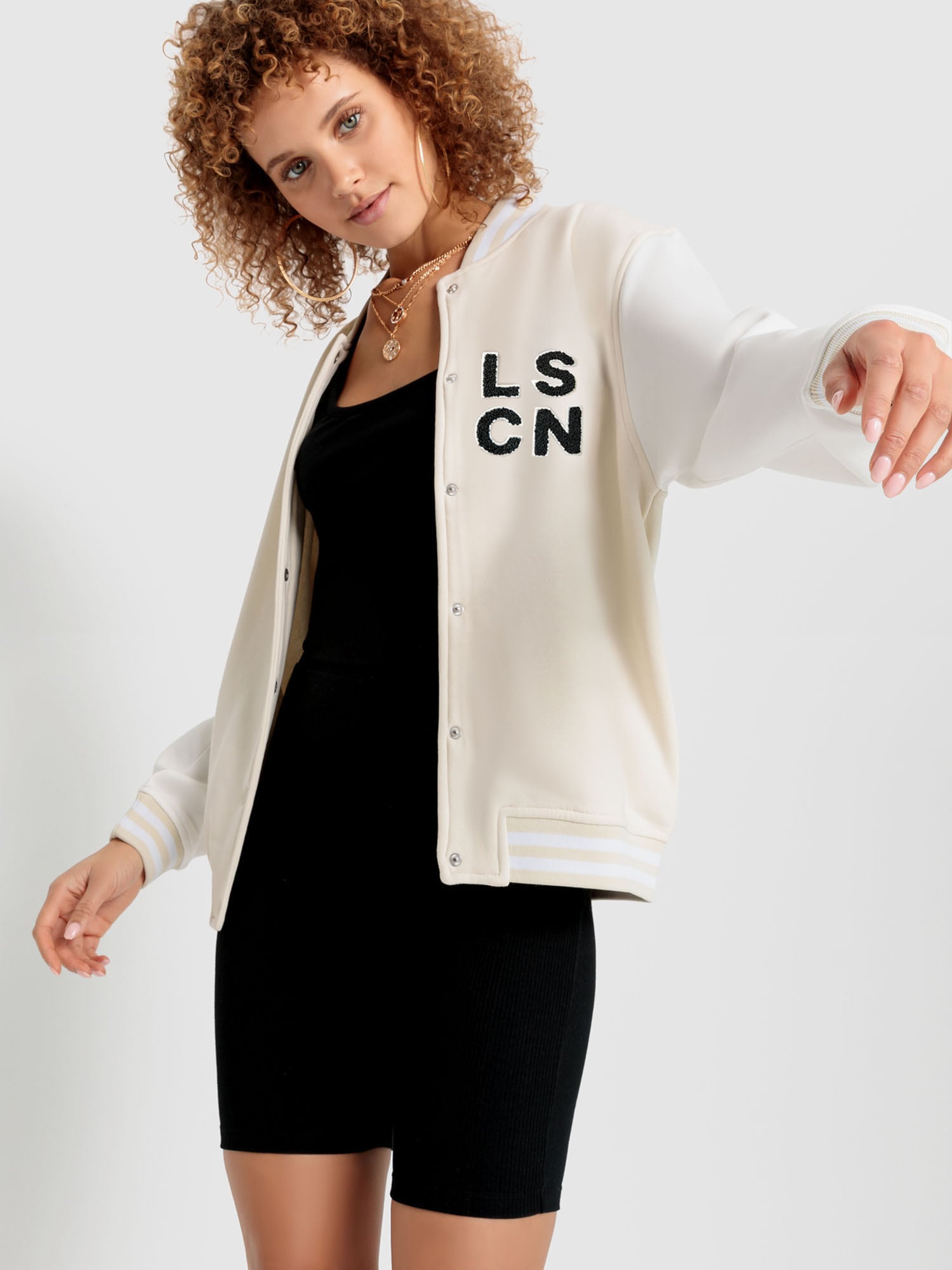 LSCN by LASCANA Sweatjacke LSCN by LASCANA Sweatjacke von LSCN by LASCANA