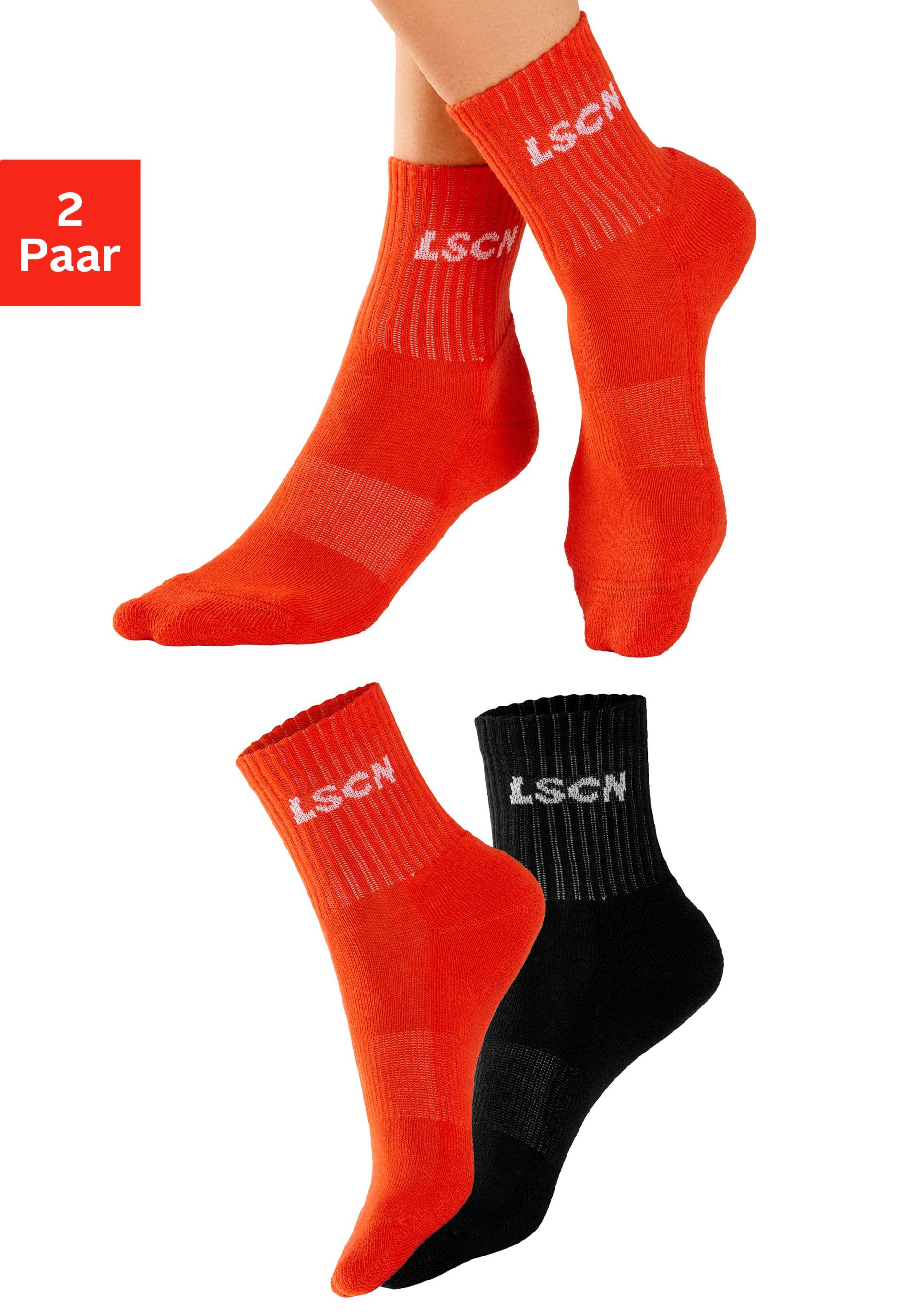 LSCN by LASCANA Tennissocken, (Packung, 2 Paar) von LSCN by LASCANA