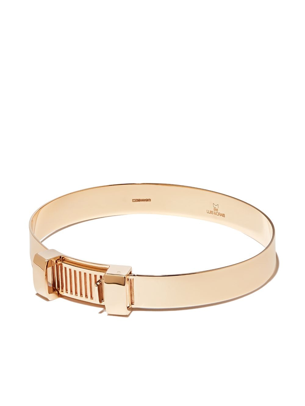 LUIS MORAIS 14kt yellow gold Cable bracelet von LUIS MORAIS