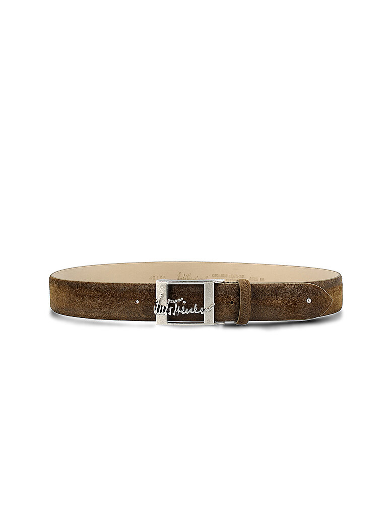 LUIS TRENKER Ledergürtel LUFRANCO olive | 90 von LUIS TRENKER