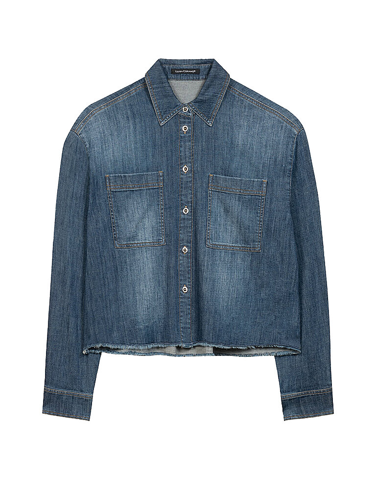 LUISA CERANO Jeansbluse blau | 36 LUISA CERANO Jeansbluse blau | 36 von LUISA CERANO