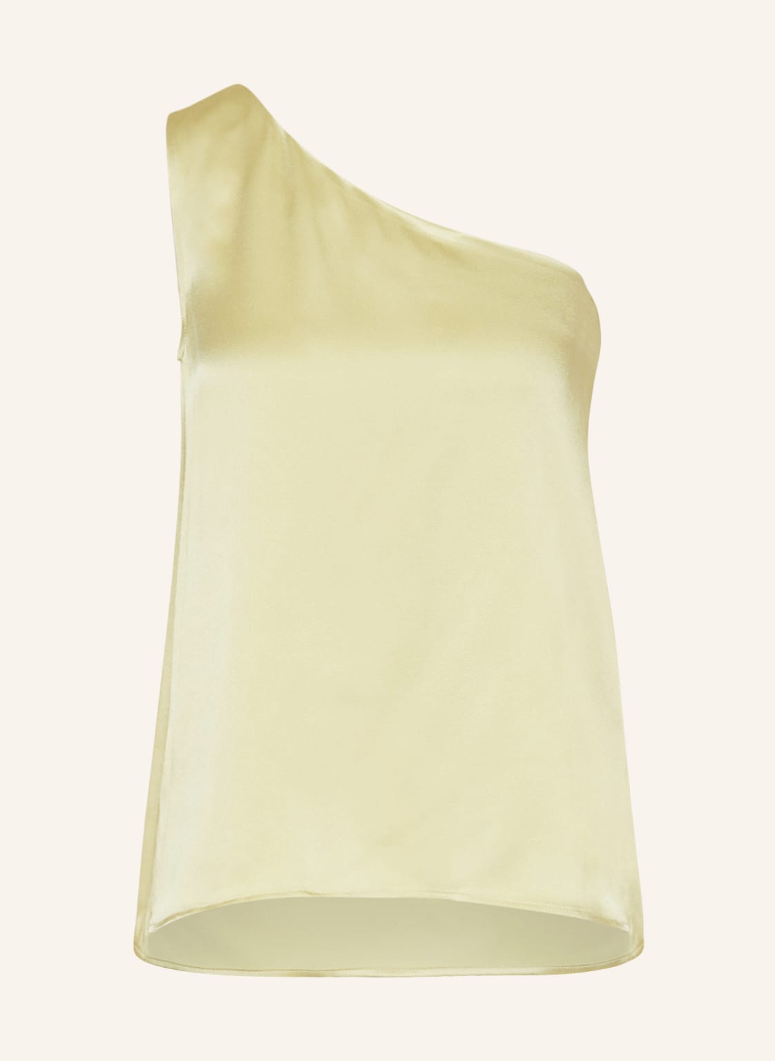 Luisa Cerano One-Shoulder-Top Aus Satin gelb von LUISA CERANO