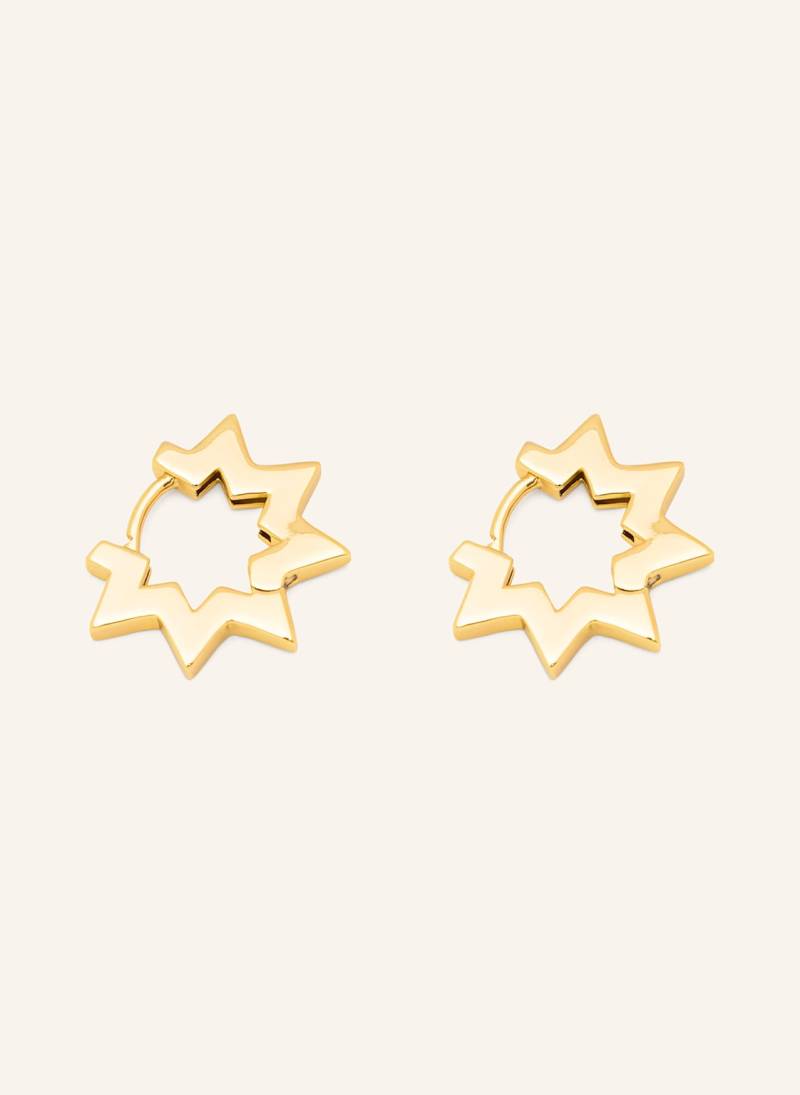 Lulu Copenhagen Ohrringe Star Hoops gold von LULU Copenhagen