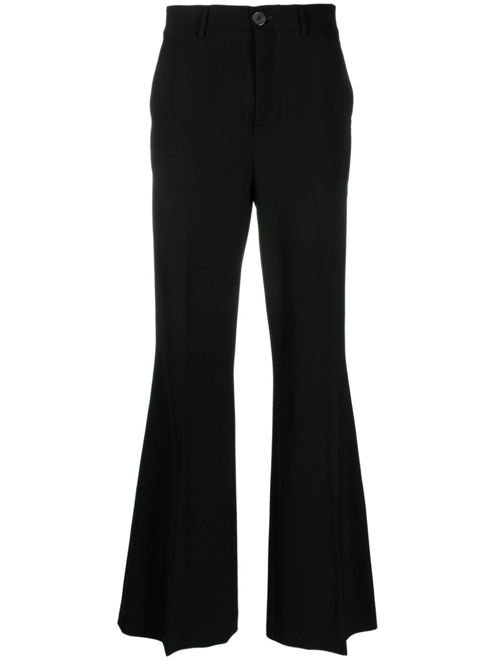 LỰU ĐẠN flared tailored trousers - Black von LỰU ĐẠN