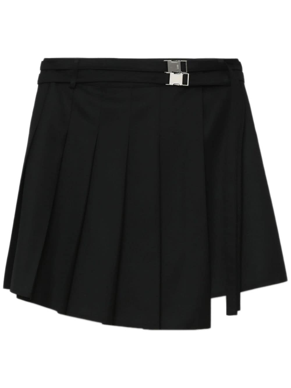 LVIR pleated mini skirt - Black von LVIR