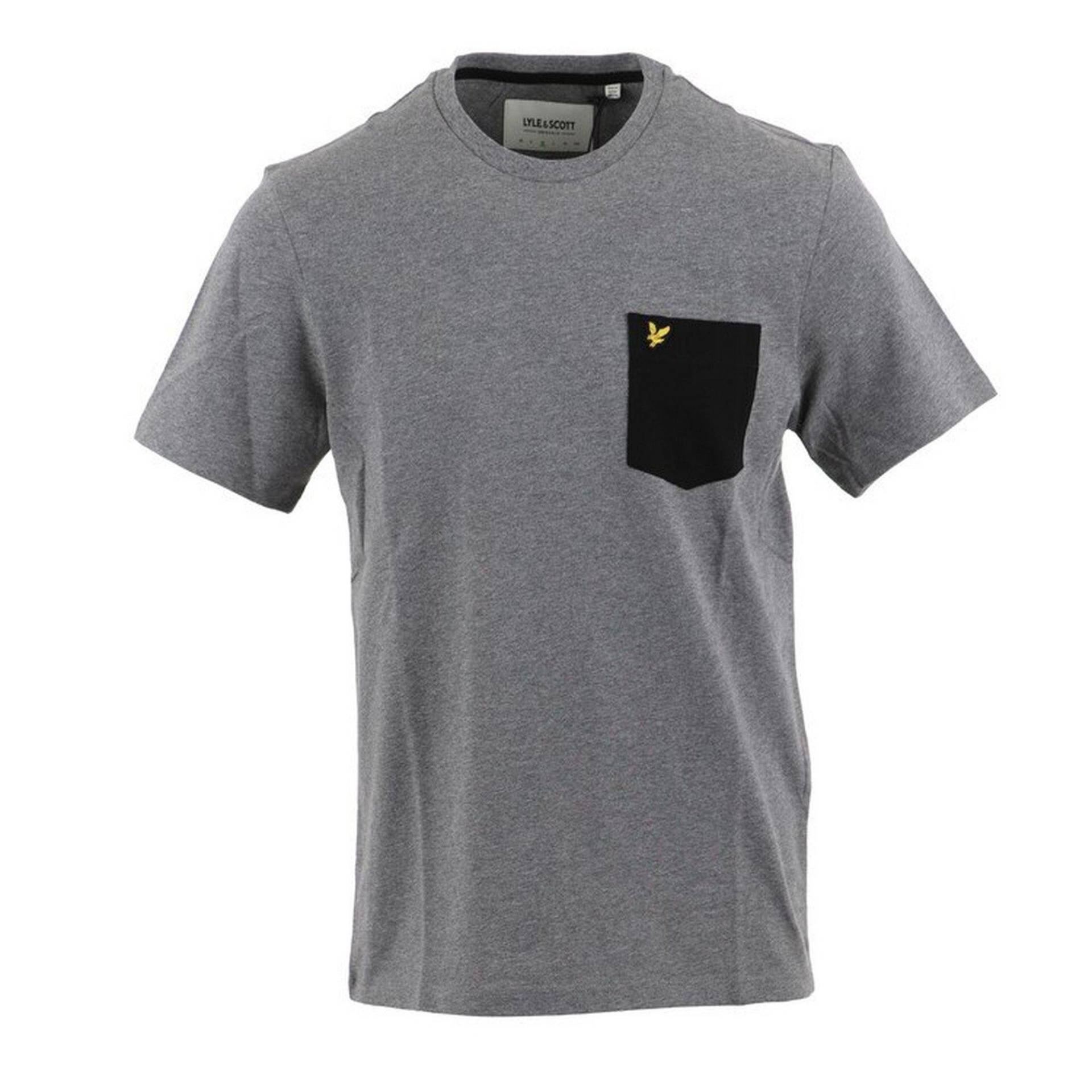 T-shirt Contrast Pocket Herren  S von LYLE & SCOTT