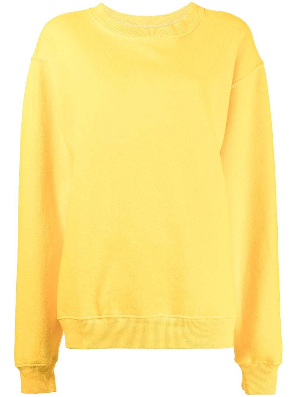 La Detresse The Sun-motif cotton-blend sweatshirt - Yellow von La Detresse