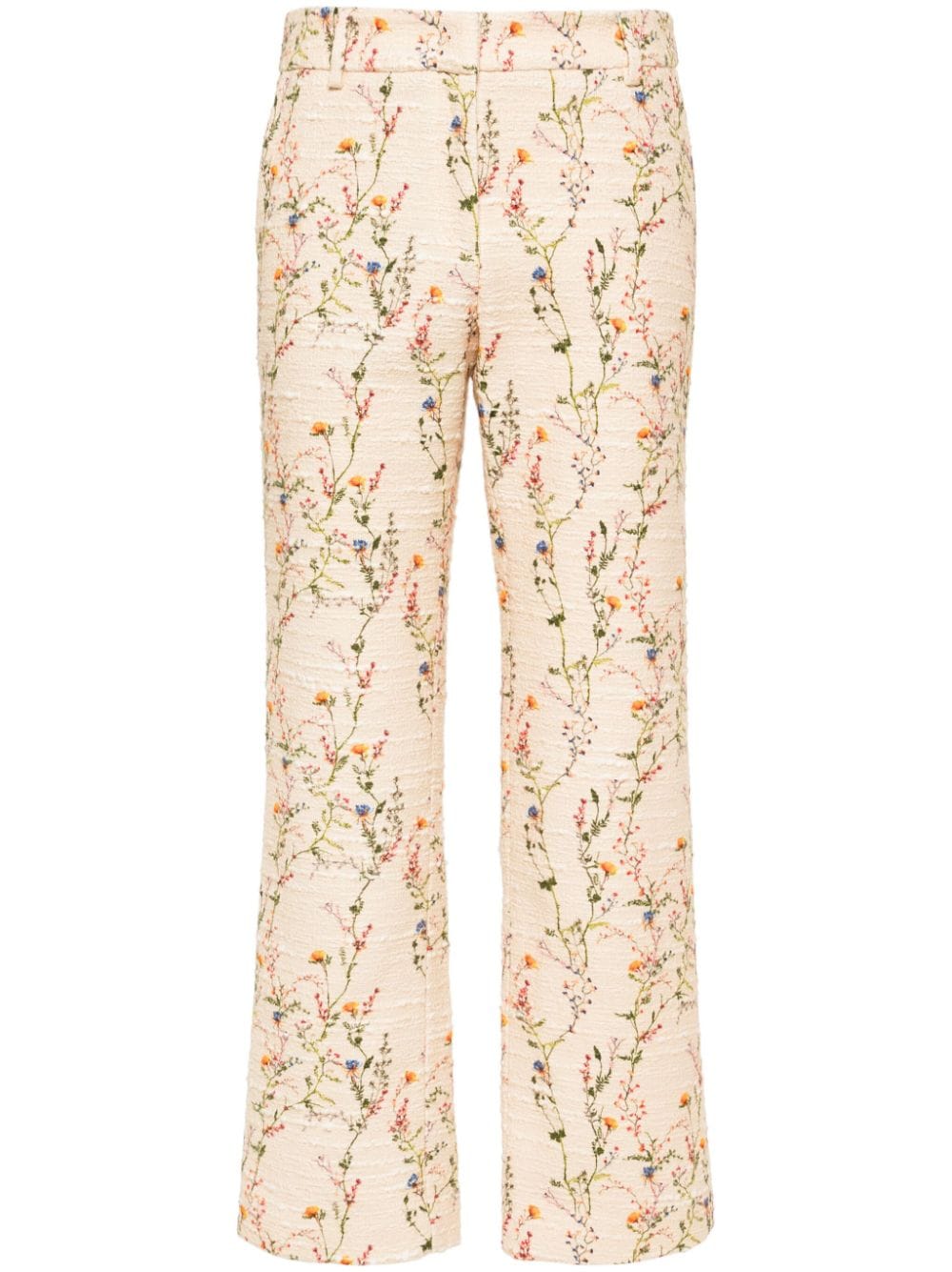 La DoubleJ 24/7 floral straight-leg trousers - Neutrals von La DoubleJ