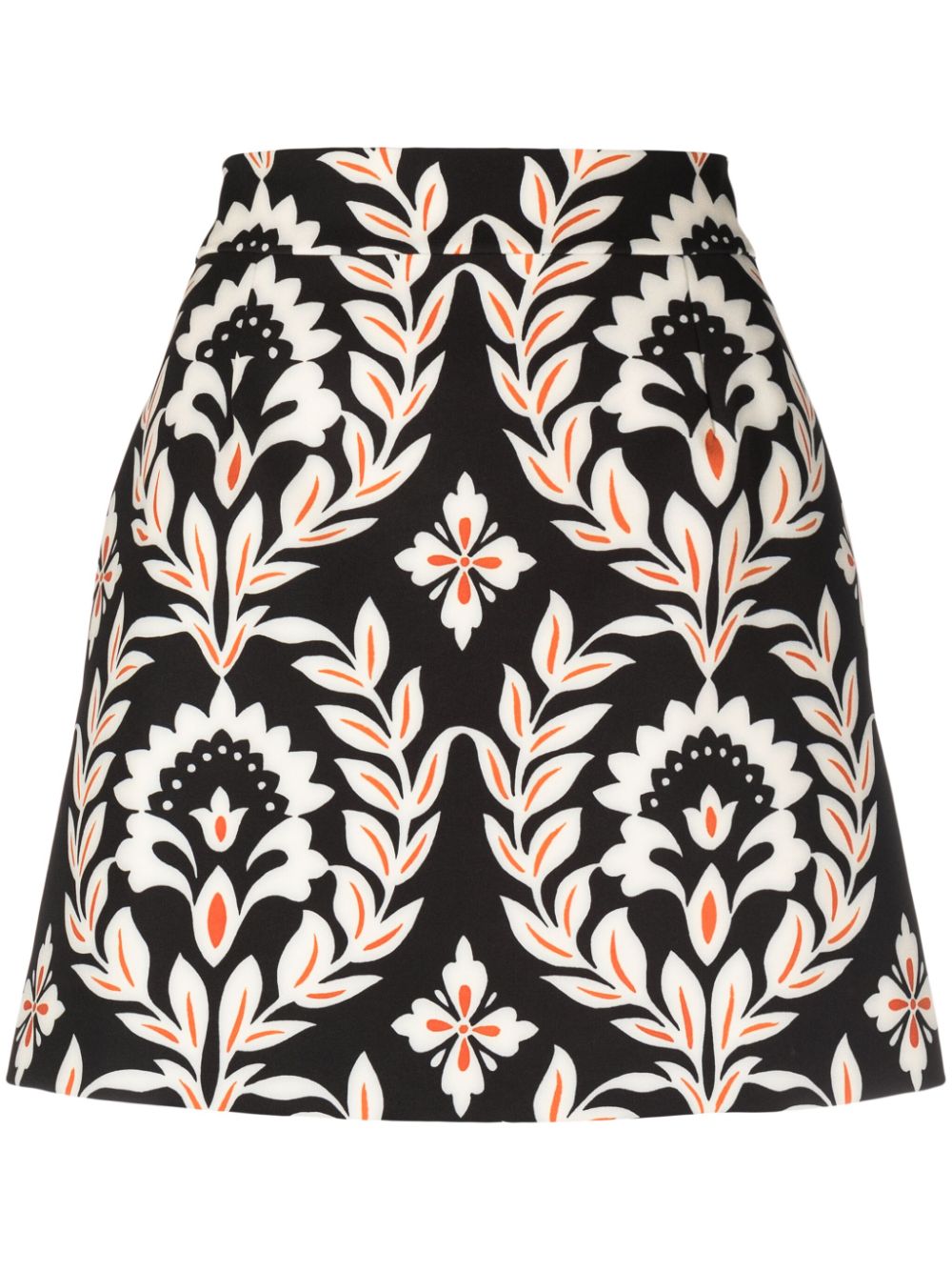 La DoubleJ Baia floral-print straight skirt - Black von La DoubleJ