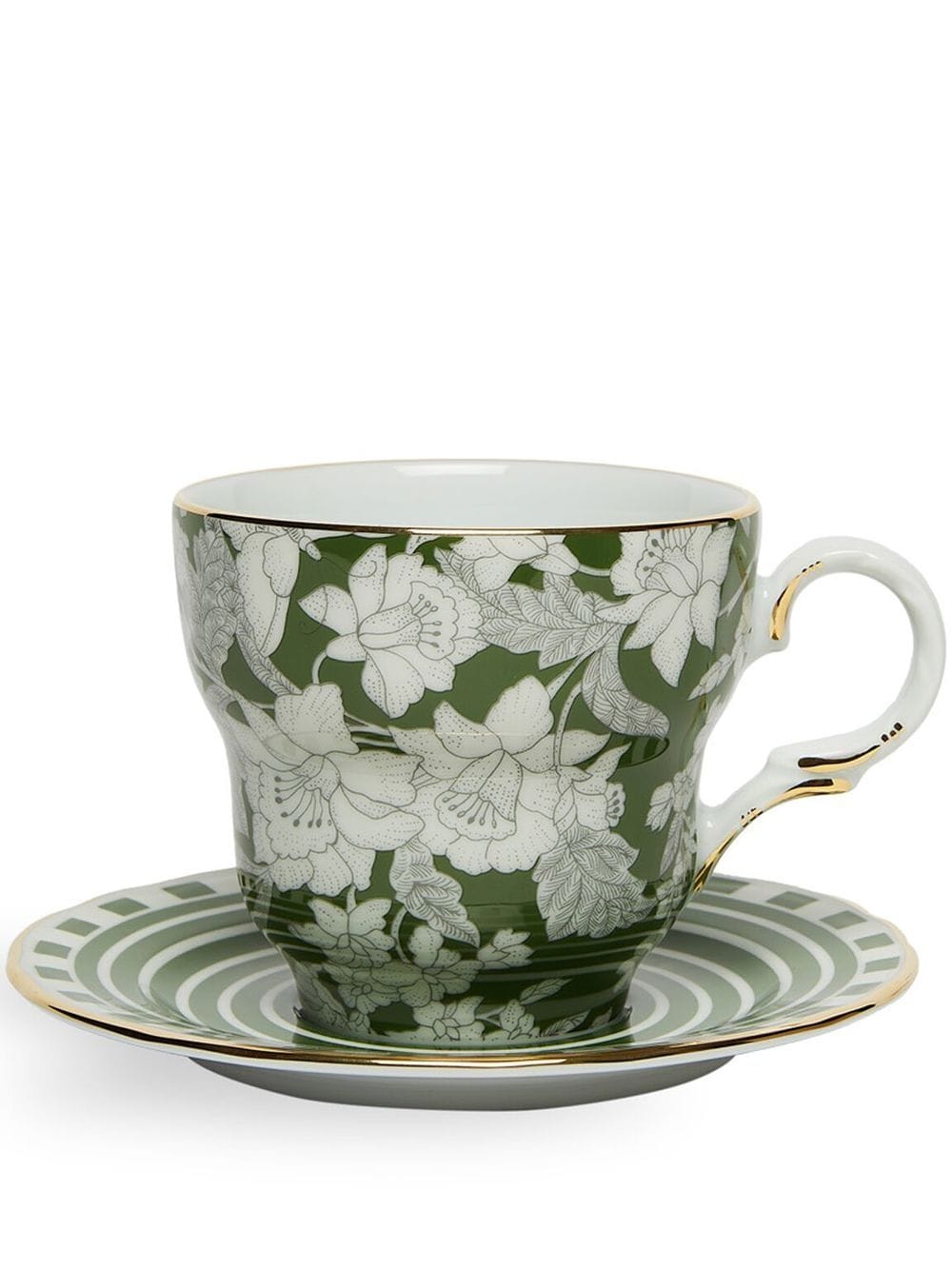 La DoubleJ Big Mama cup and saucer - Green von La DoubleJ