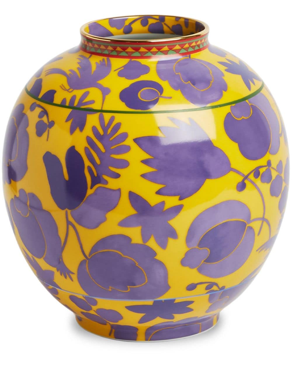 La DoubleJ Bubble Wildbird vase (23cm x 21,5cm) - Purple von La DoubleJ