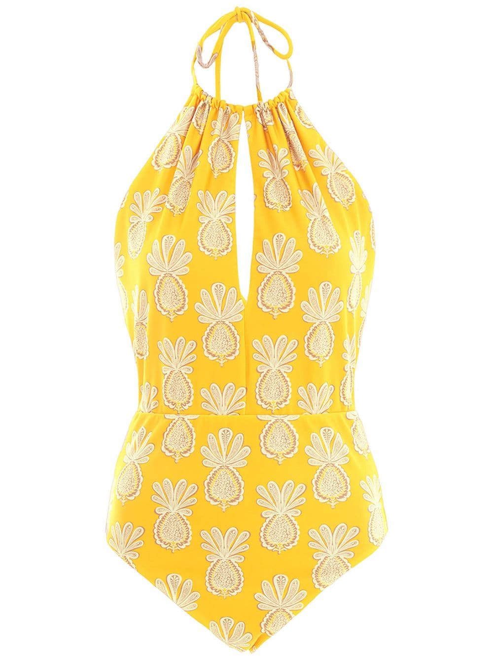 La DoubleJ Esther pineapple-print swimsuit - Yellow von La DoubleJ