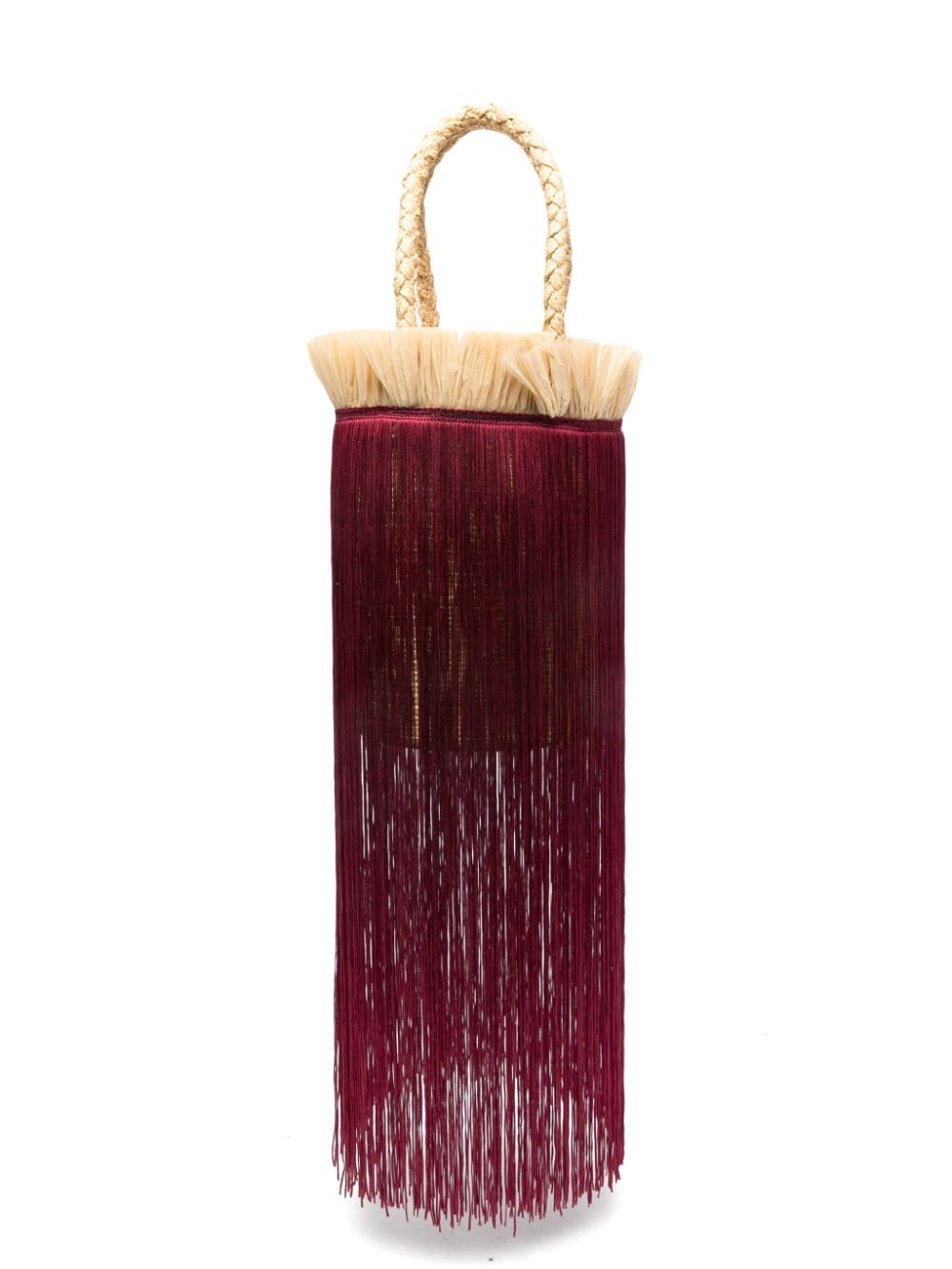 La DoubleJ Feria fringed bucket bag - Pink von La DoubleJ